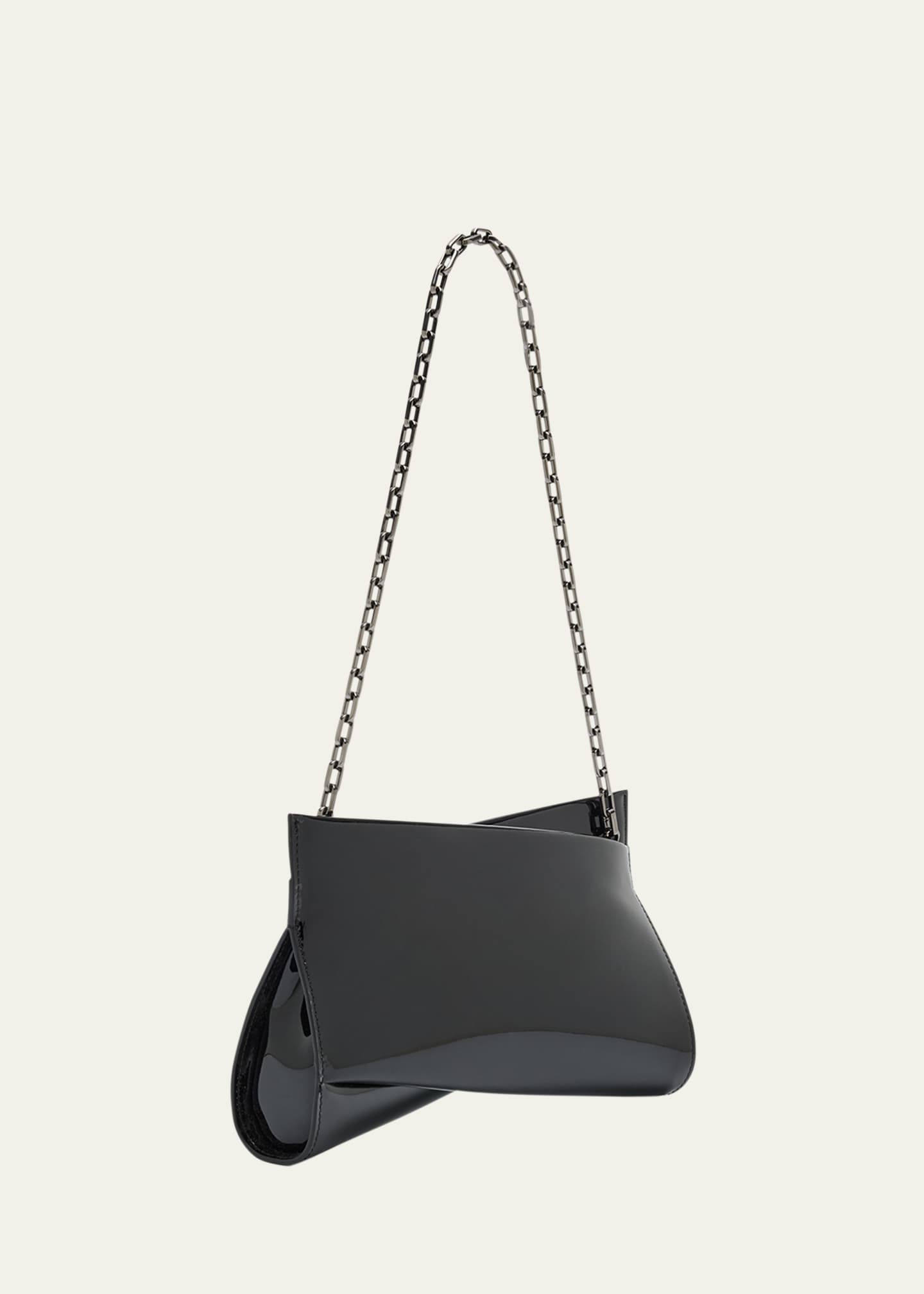 Christian Louboutin Loubitwist Small Clutch Bag in Patent Leather Image 3 of 6