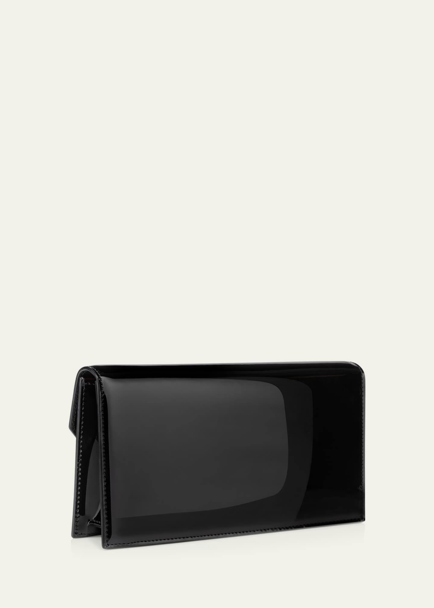 Christian Louboutin Loubi54 Flap Patent Leather Clutch Bag Image 3 of 5