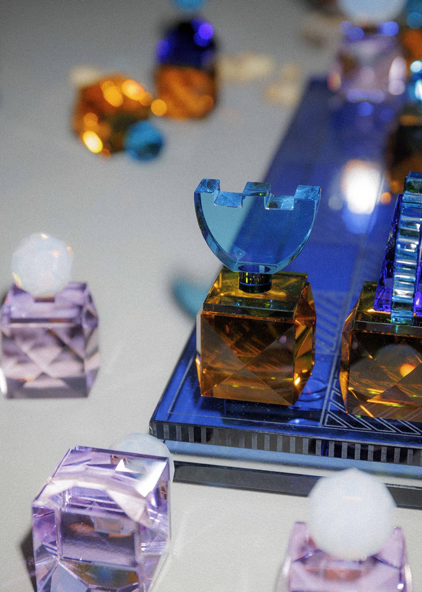 Reflections Copenhagen Crystal Chess Set Image 3 of 4