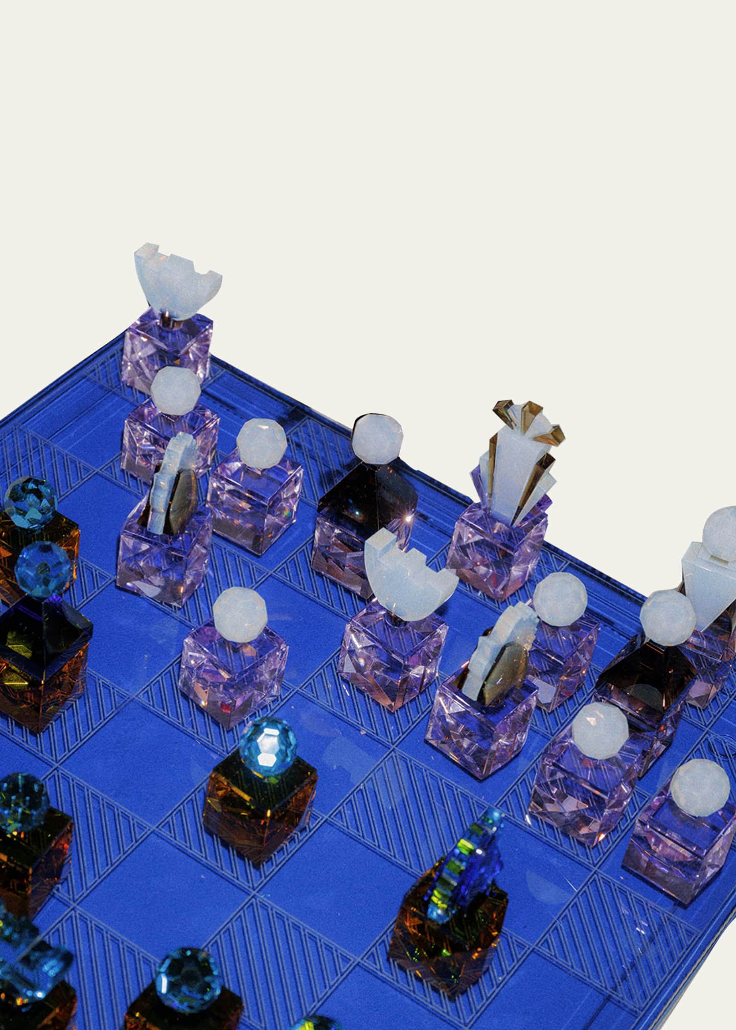 Reflections Copenhagen Crystal Chess Set Image 4 of 4