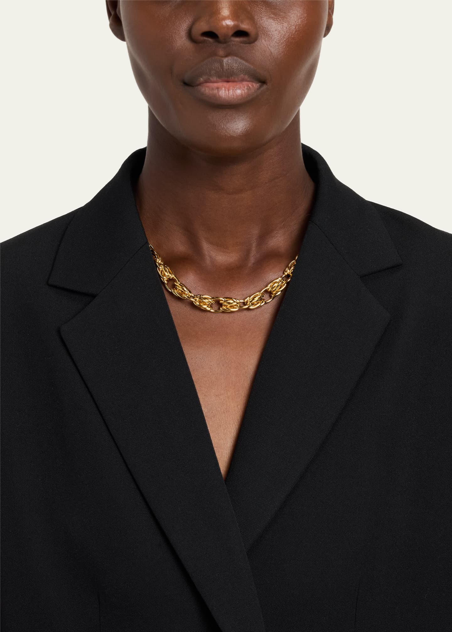 Saint laurent chain necklace on sale