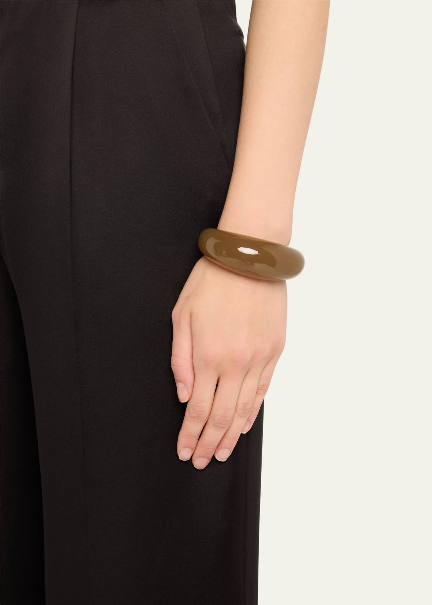 Saint Laurent Bumpy Moon Resin Bracelet Image 2 of 4
