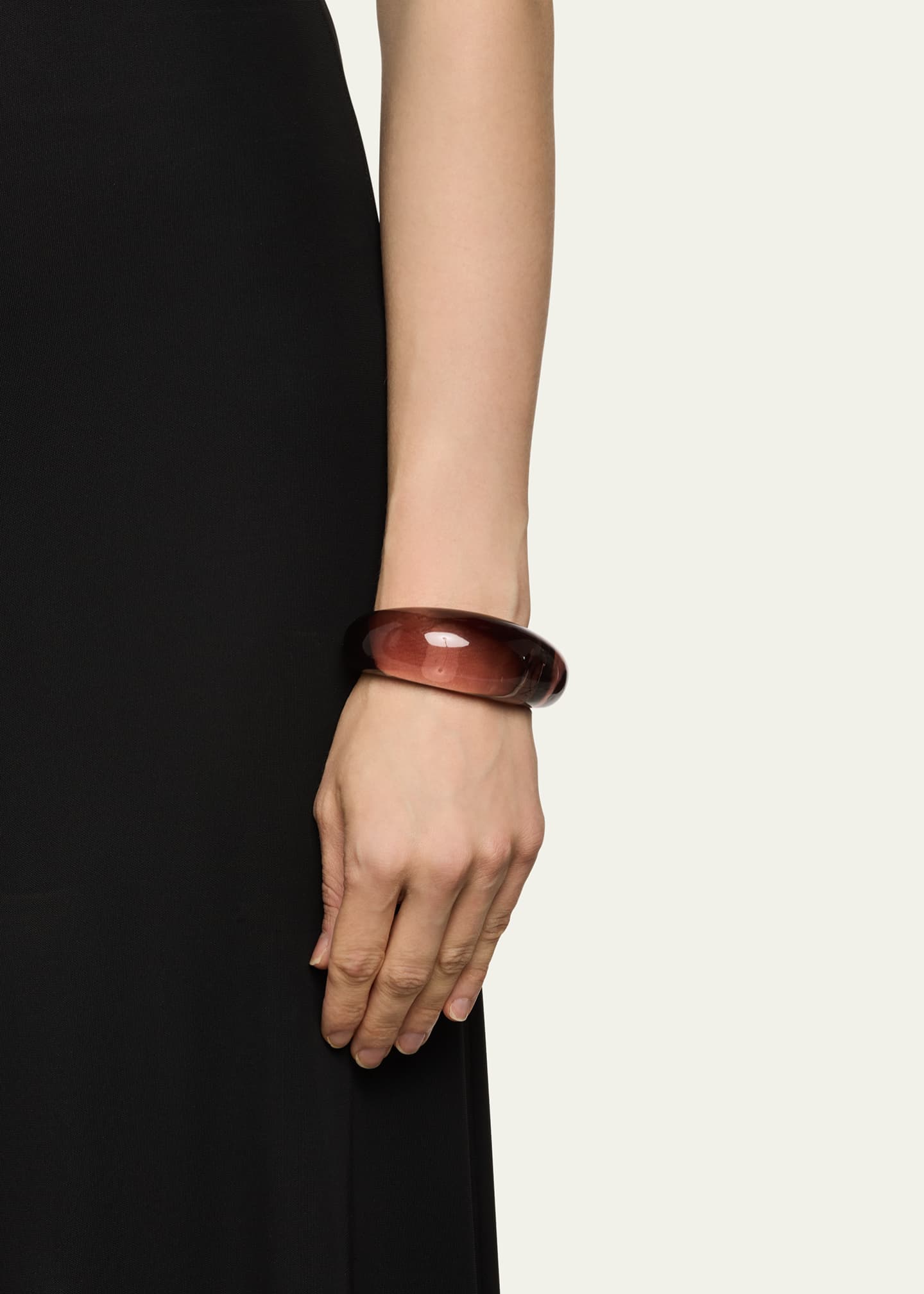 Saint Laurent Bumpy Moon Resin Bracelet Image 2 of 4