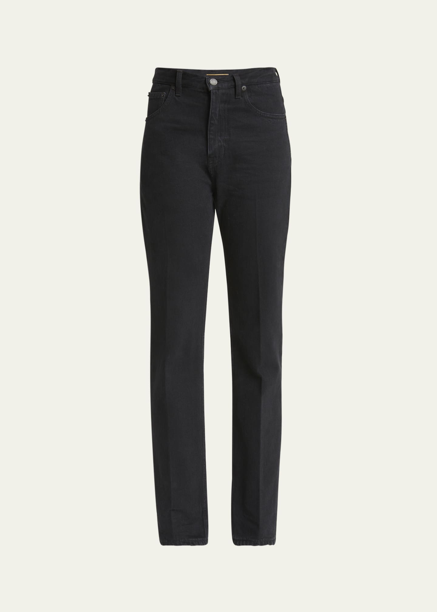 Saint Laurent Straight Leg Denim Pants Image 1 of 5