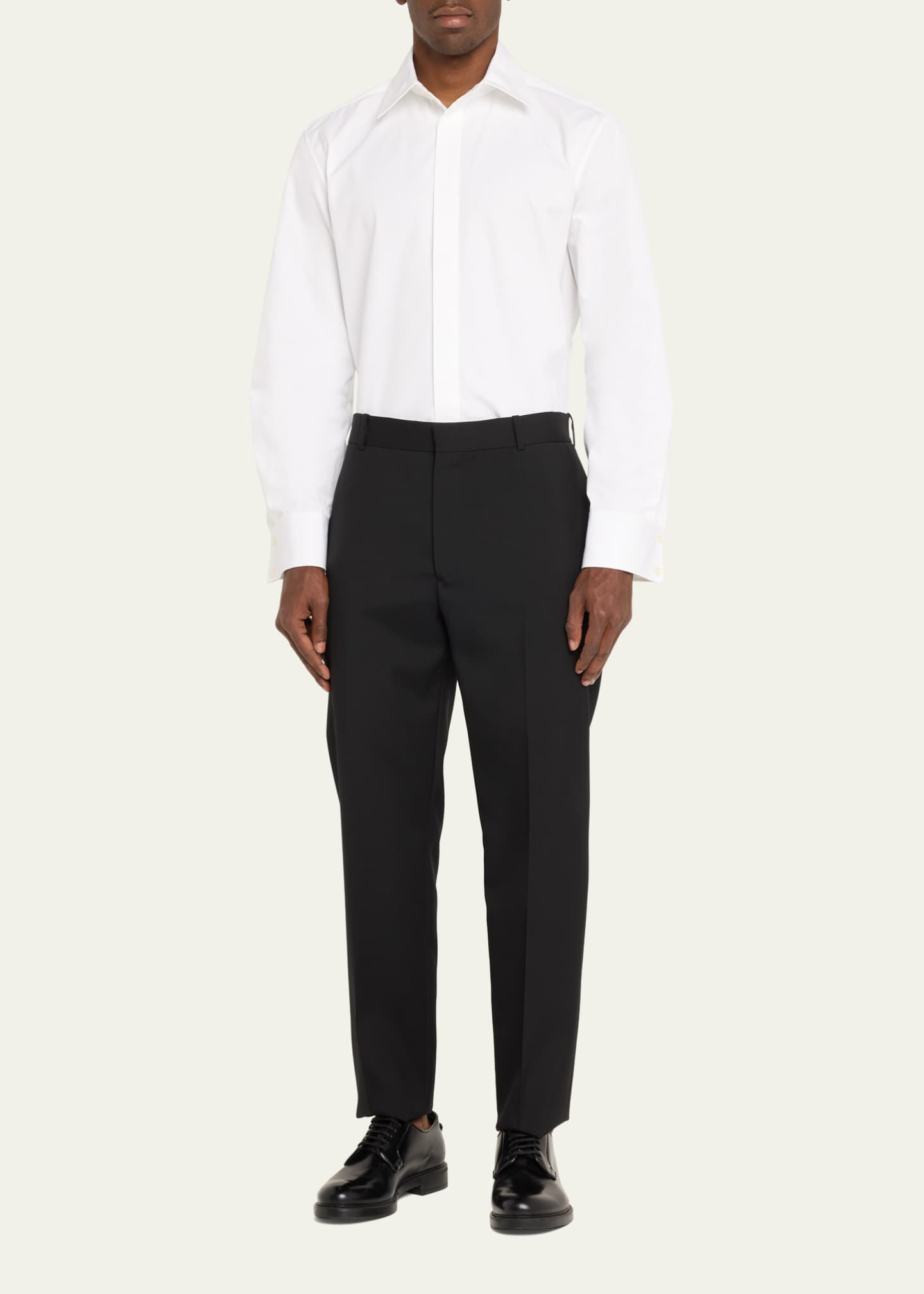 Saint Laurent Men's Poplin Dress Shirt Image 2 of 5