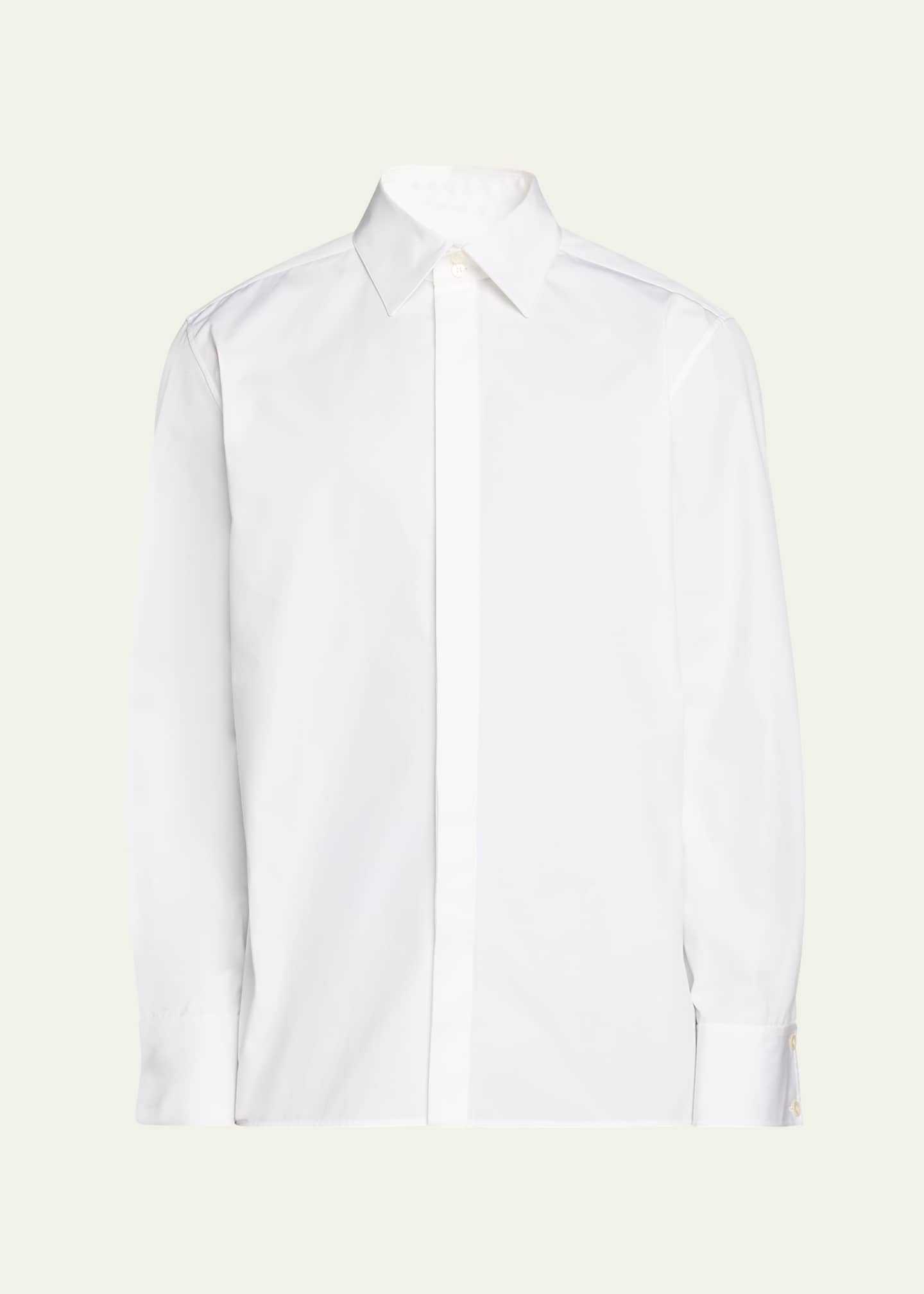 Saint Laurent Men's Poplin Dress Shirt Image 1 of 5