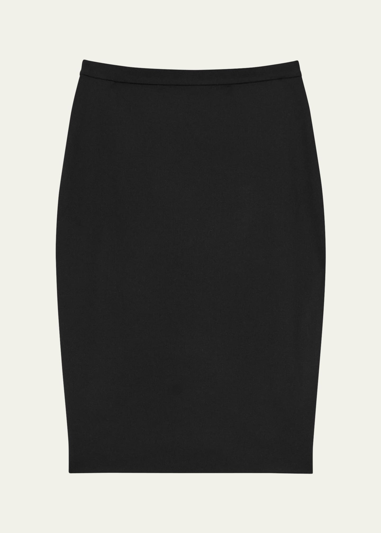 Theory Traceable Wool Knee-Length Pencil Skirt Image 1 of 5