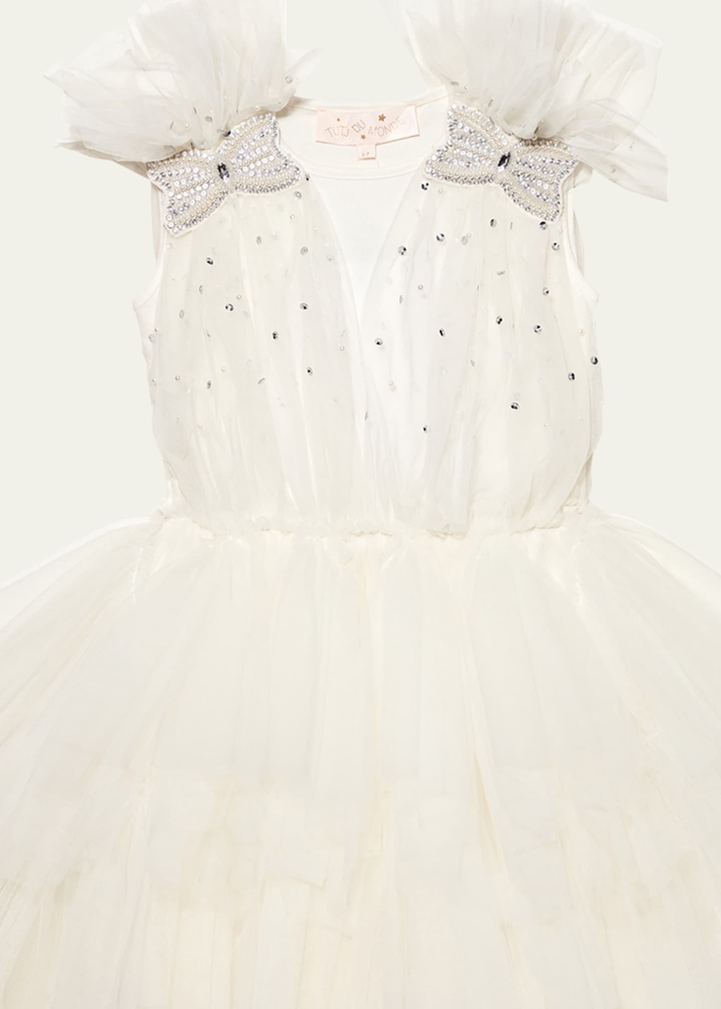 Tutu Du Monde Girl's Rumi Embellished Tiered Tutu Dress, Size 12-16 - Bergdorf Goodman