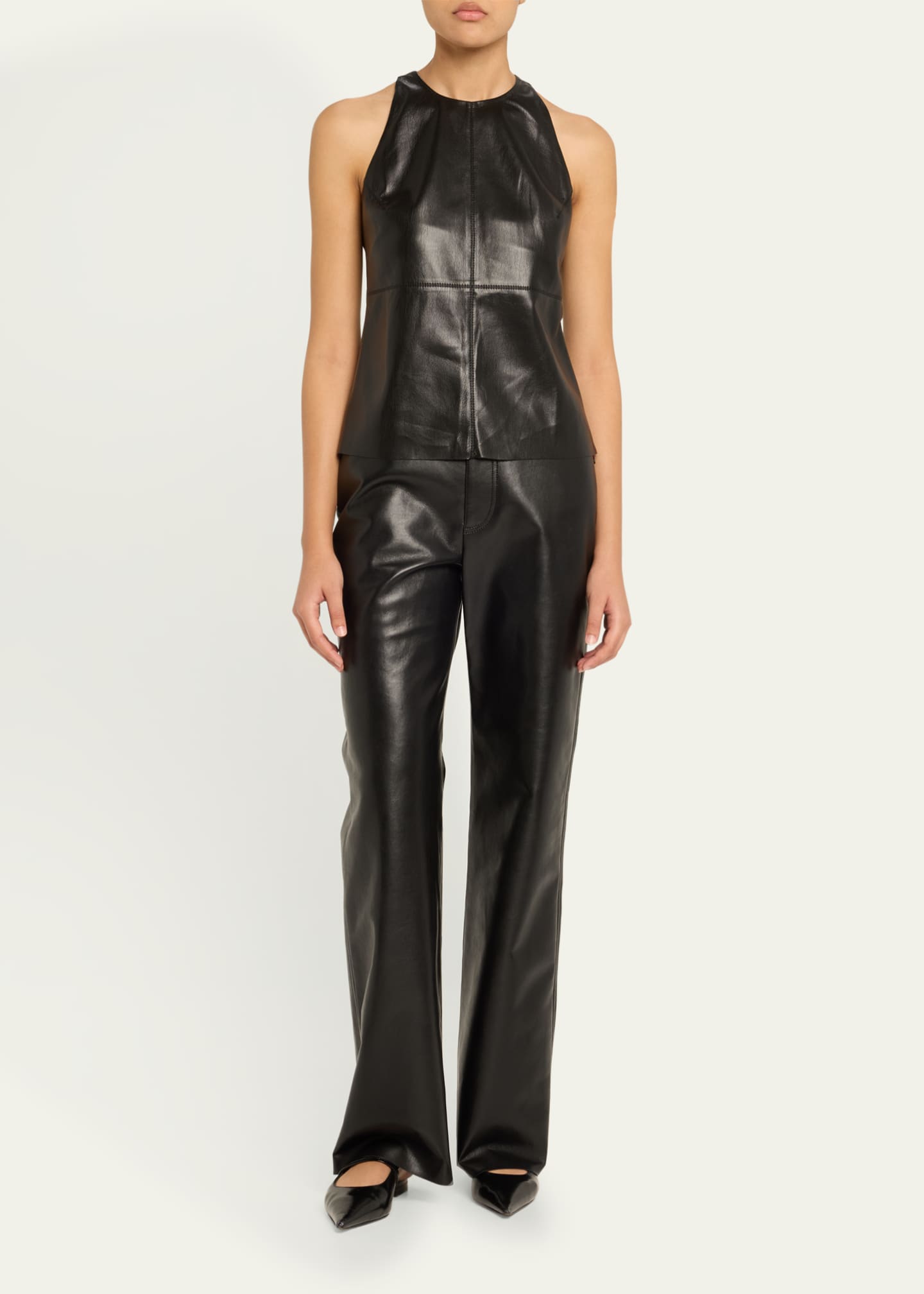 Nanushka Camma Straight-Leg Trousers Image 2 of 5