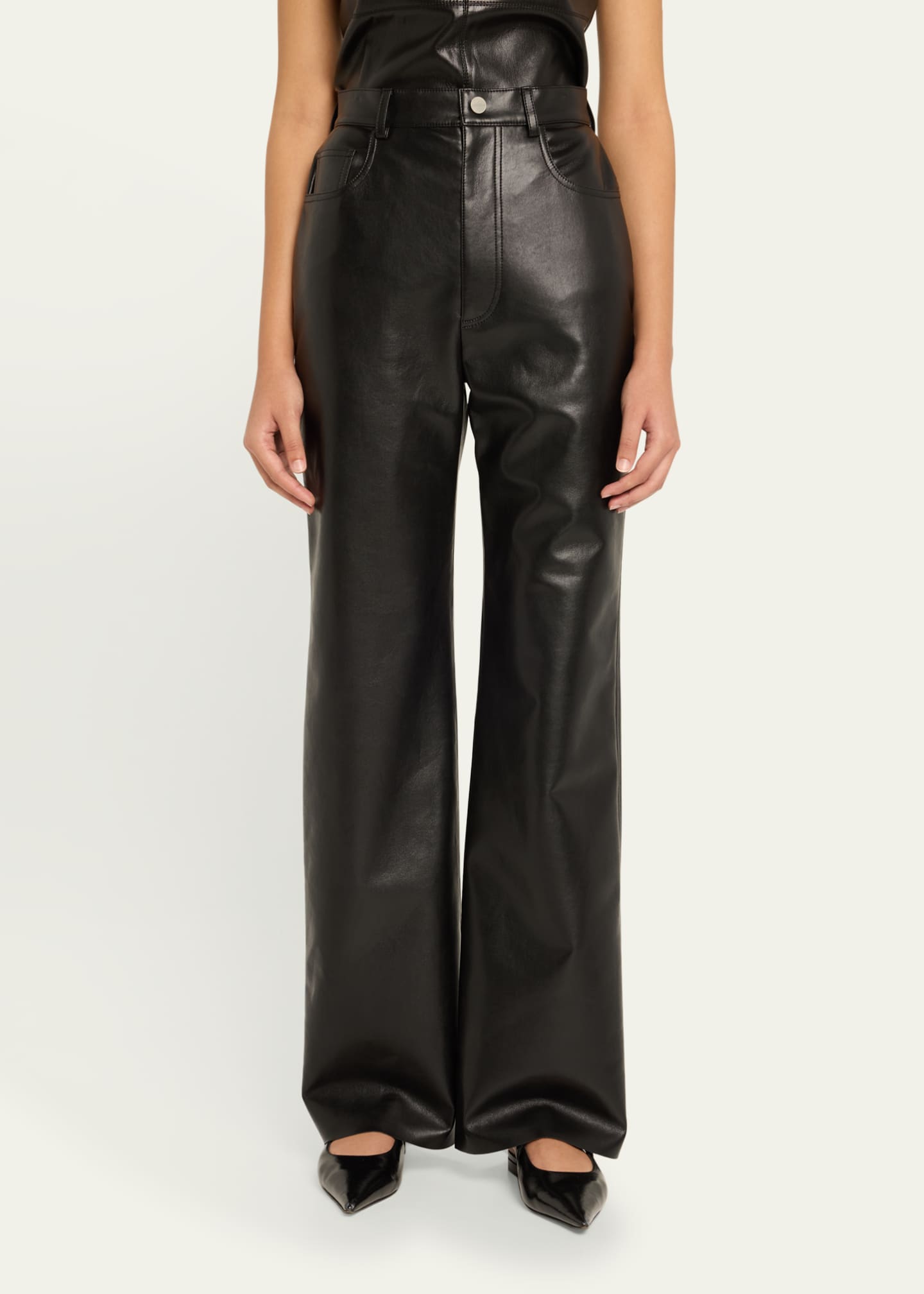 Nanushka Camma Straight-Leg Trousers Image 4 of 5