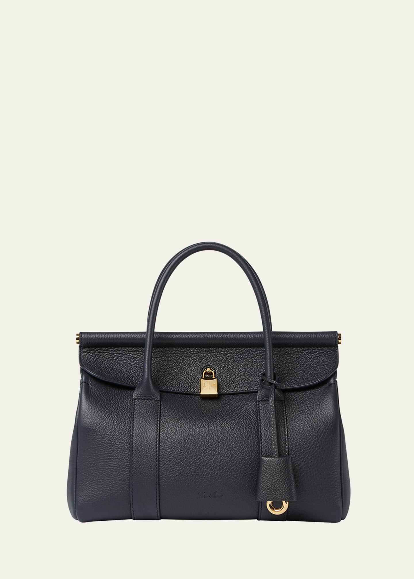 Loro Piana Loom L25 Fine Grained Leather Tote Bag Image 1 of 4