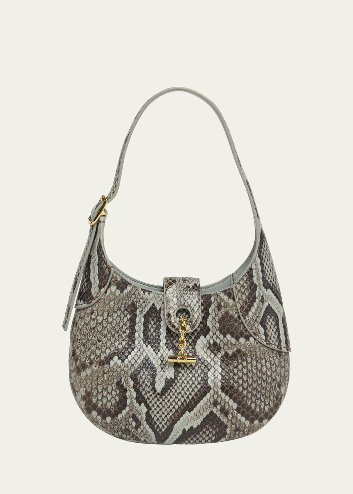 【あすつく】 Loro Goodman Bergdorf - Bag Shoulder Python Mini Bobbin Piana バッグ