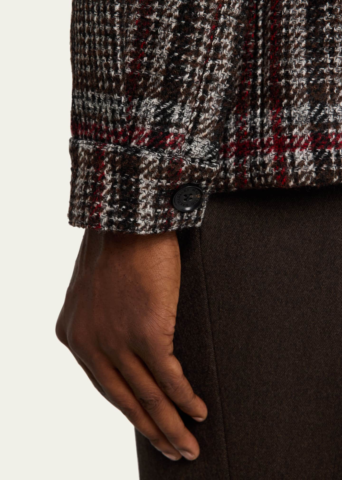 Baldassari Men's Plaid Chore Jacket Image 5 of 5