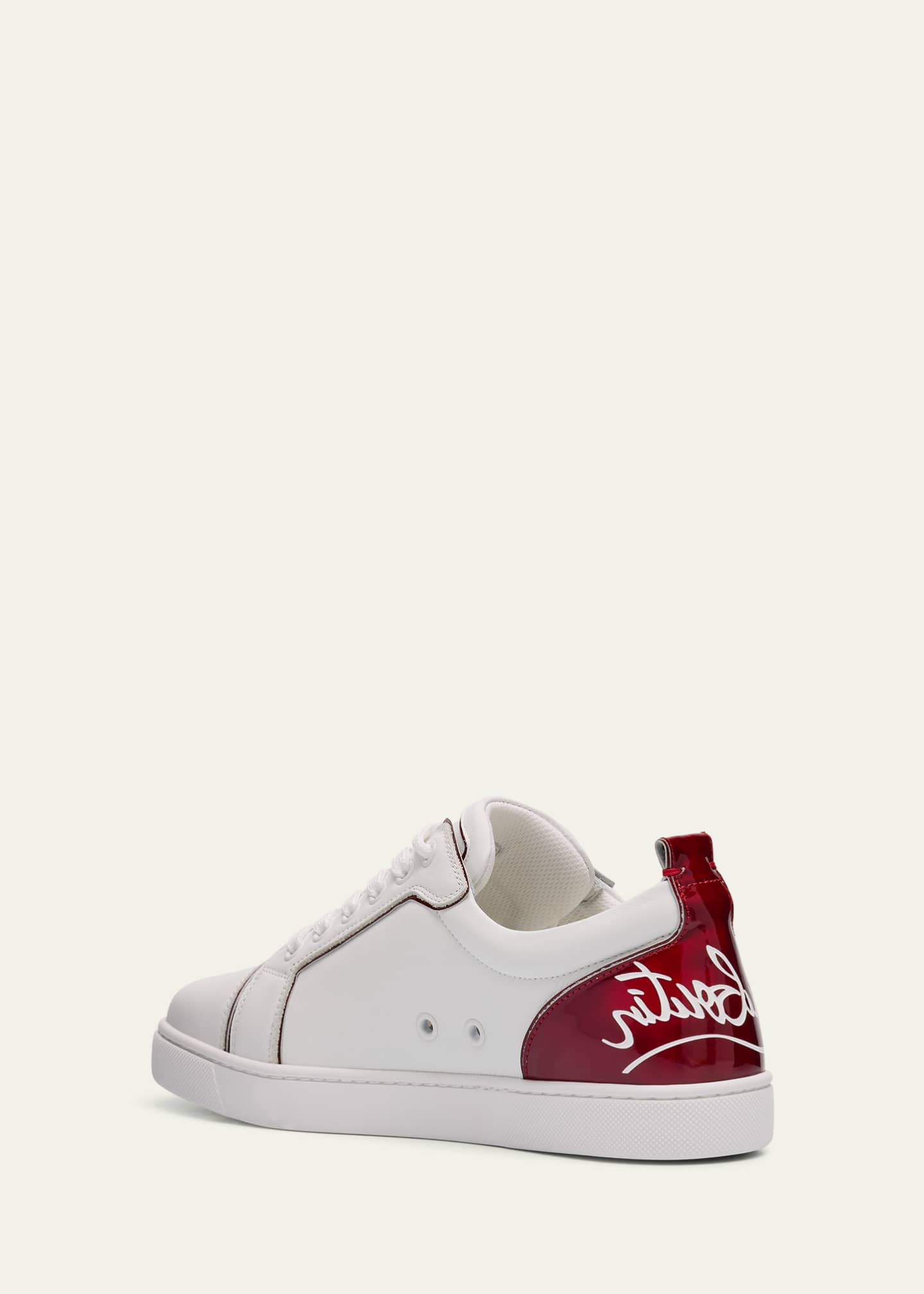 パンプス Christian Louboutin Sneaker Fun Louis Junior In Pelle Christian Louboutin Fun Louis Junior Leather Low-Top