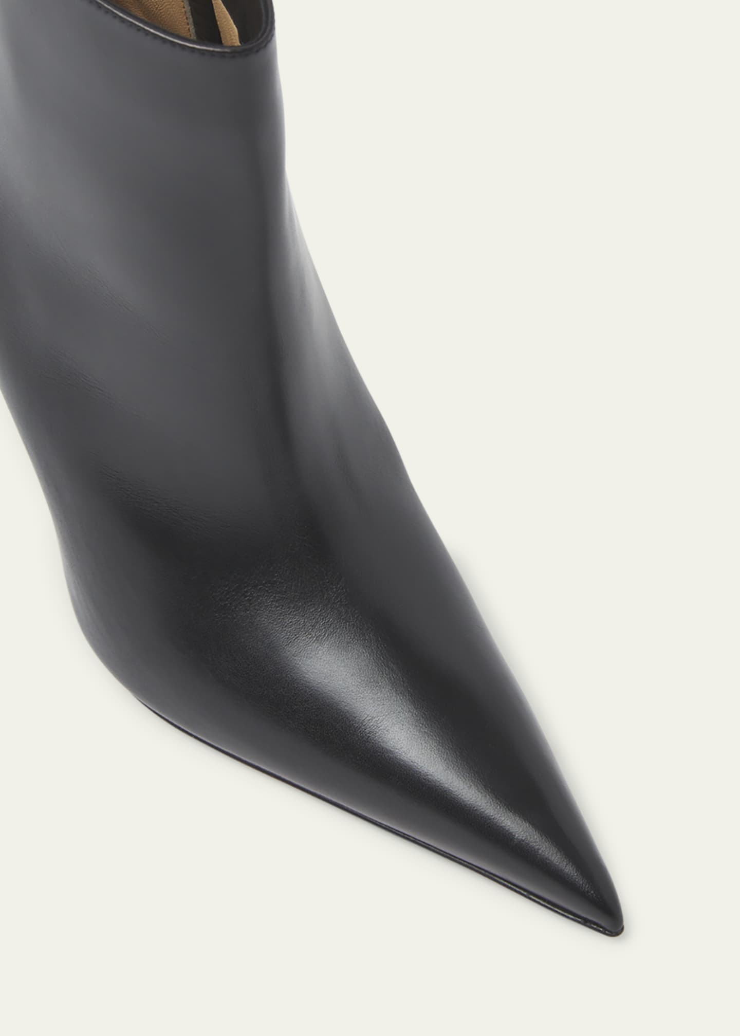 Christian Louboutin Kate Leather Red Sole Stiletto Booties Image 5 of 5