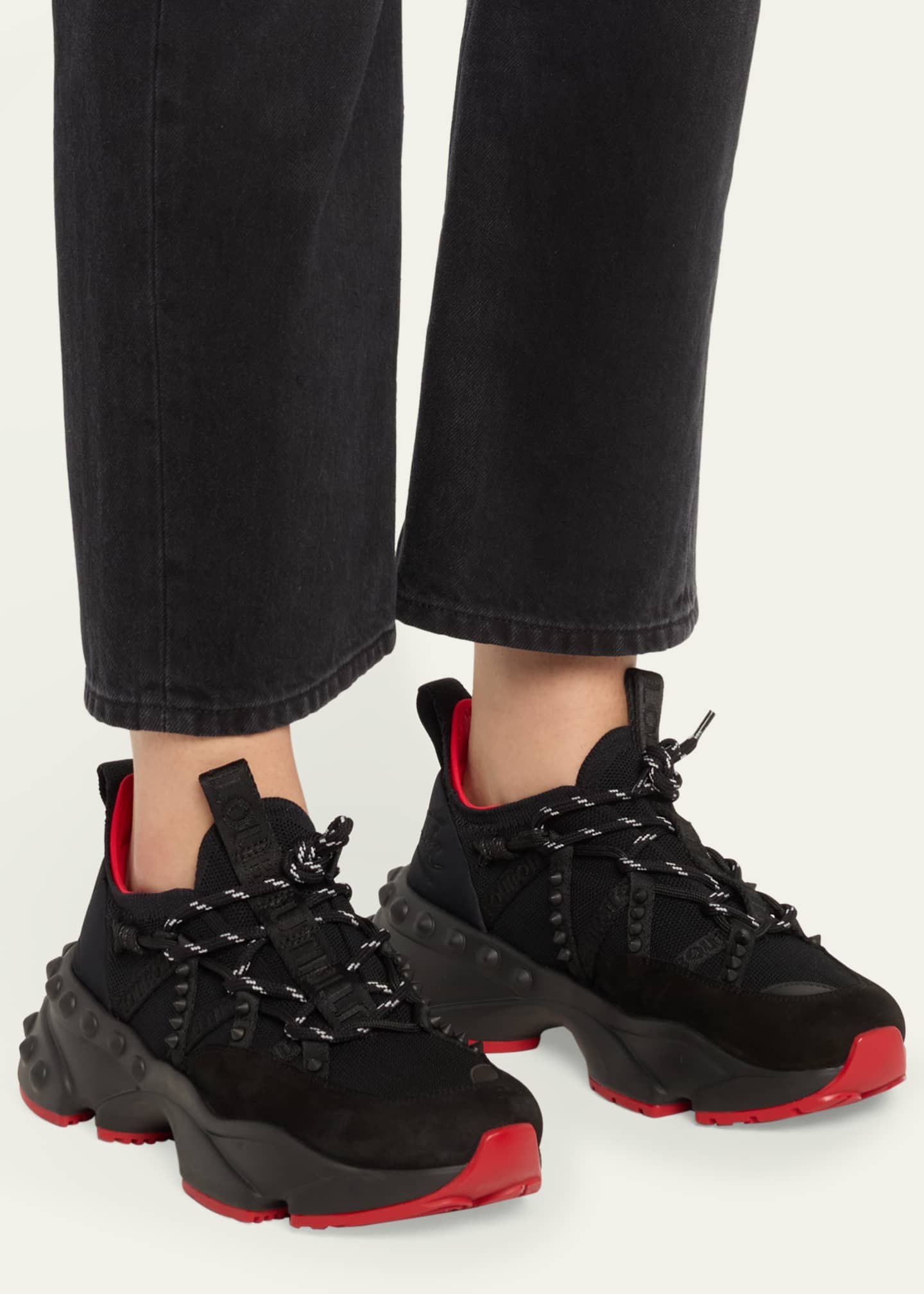 美品]ルブタン Red runner Donna