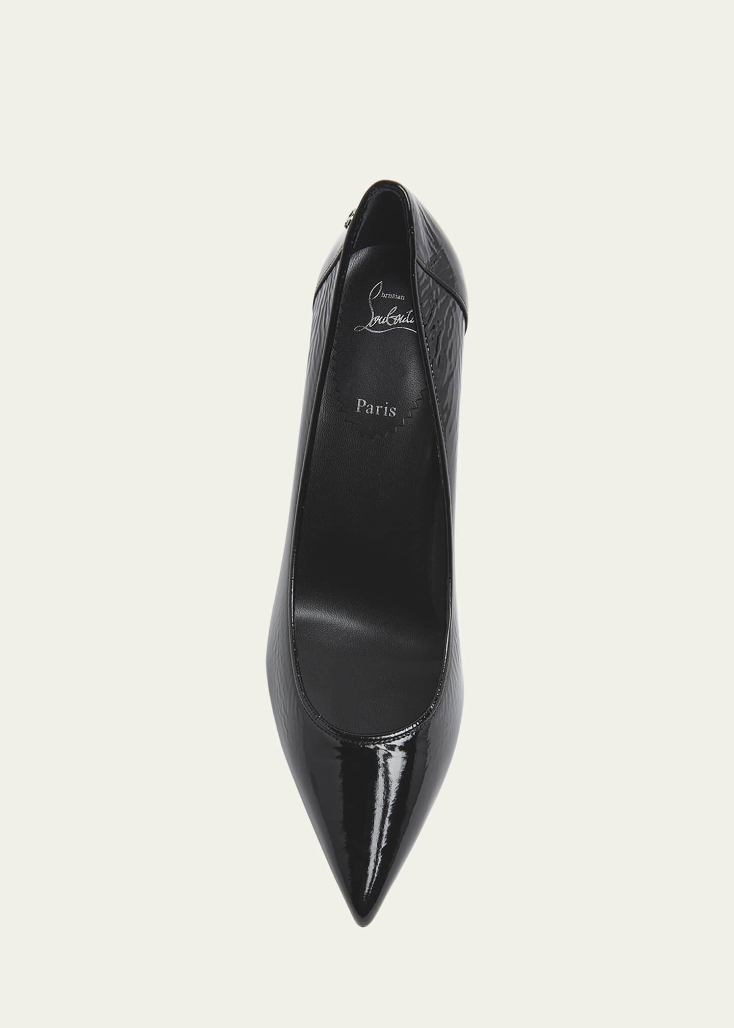 Christian Louboutin Sporty Kate Patent Red Sole Pumps Image 6 of 6