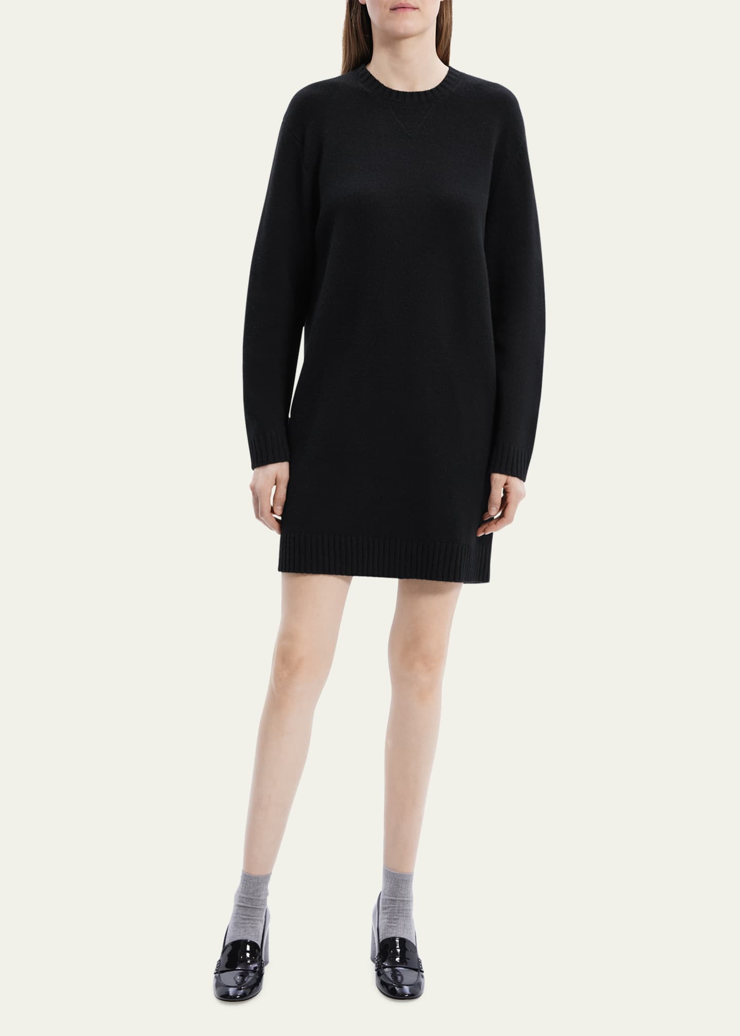 Theory Wool Cashmere Sweater Dress