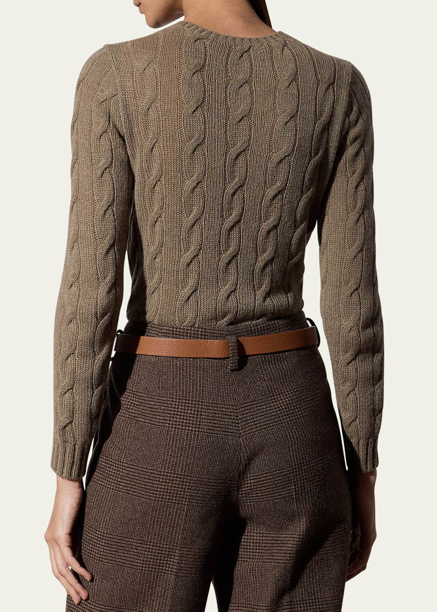 Ralph Lauren Collection Cable Knit Cashmere Sweater Bergdorf Goodman