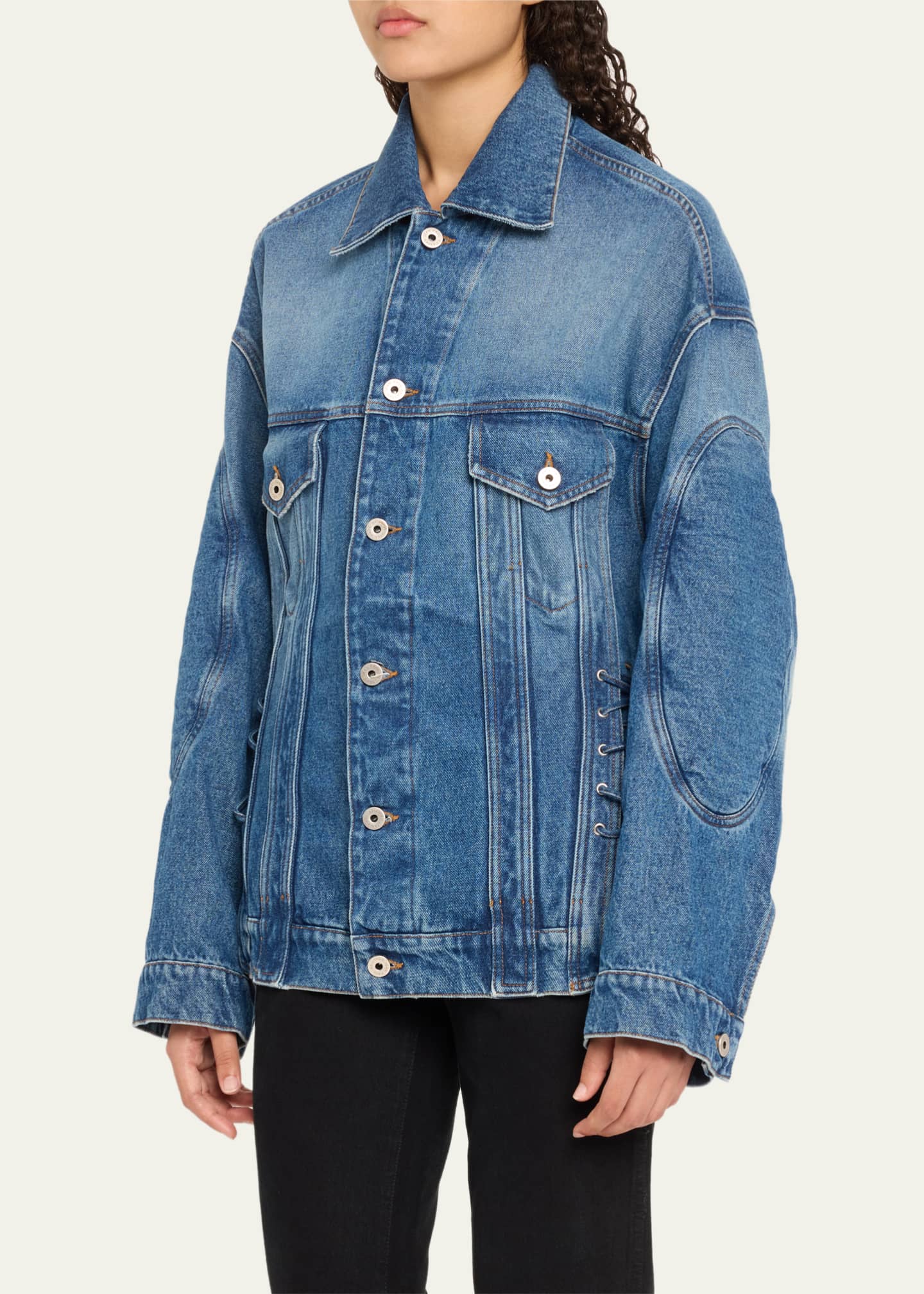 Jean Paul Gaultier Women's Denim Jacket Blue main image 0