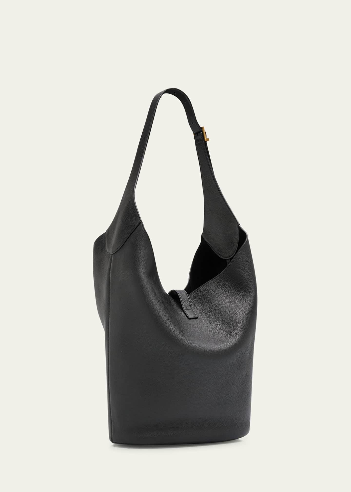Saint Laurent Le 5 A 7 YSL Hobo Bag in Lamb Leather