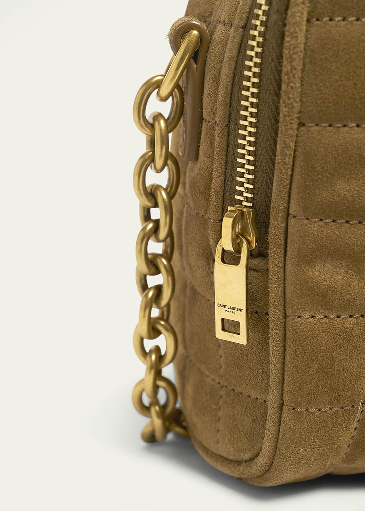 ショルダーバッグ・ポシェット Saint Laurent Brown suede crossbody bag (669293AAAUF 2281) Half Moon Suede Crossbody Bag COGNAC BROWN | ALLSAINTS US