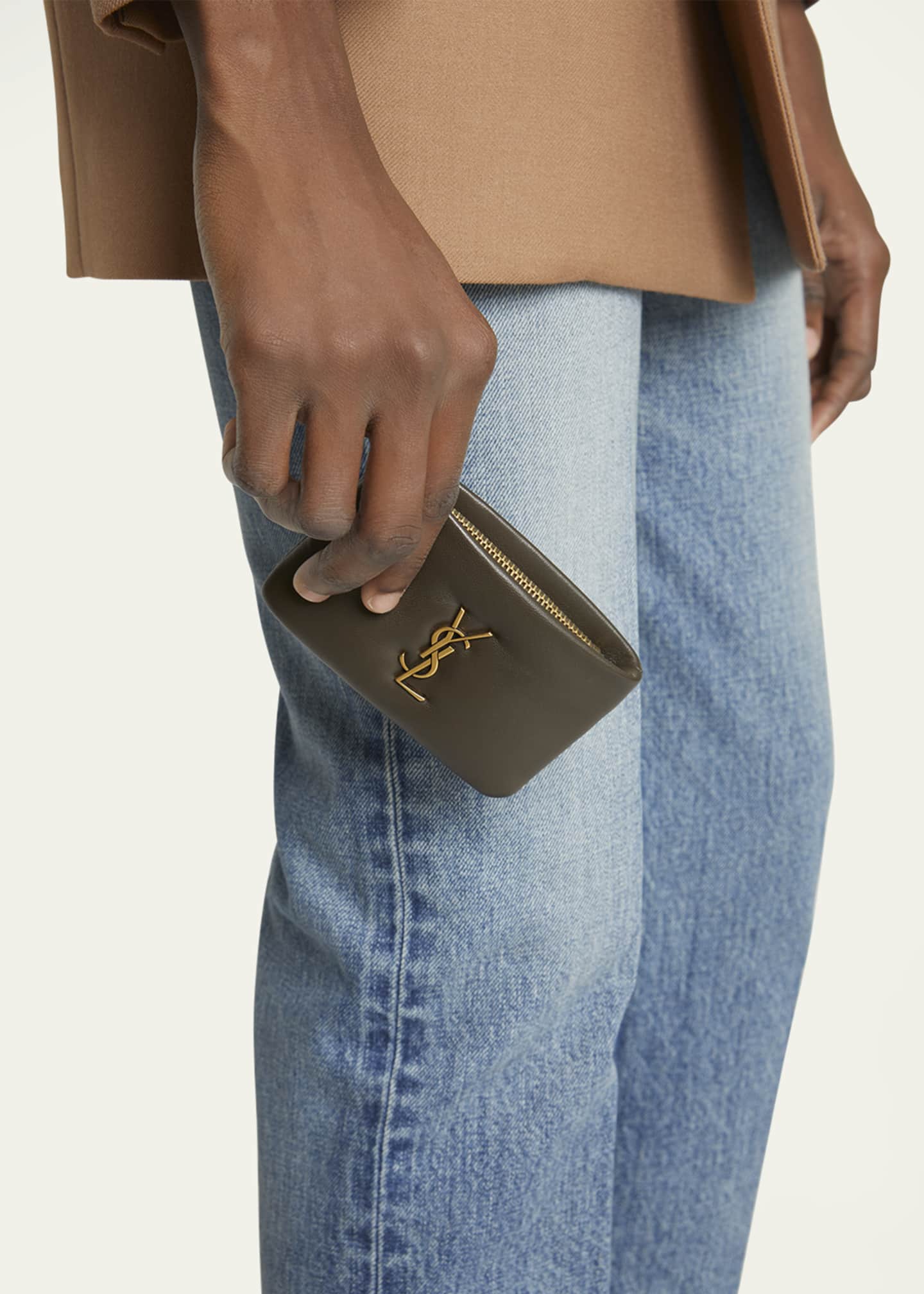 Ysl blue card holder 2025