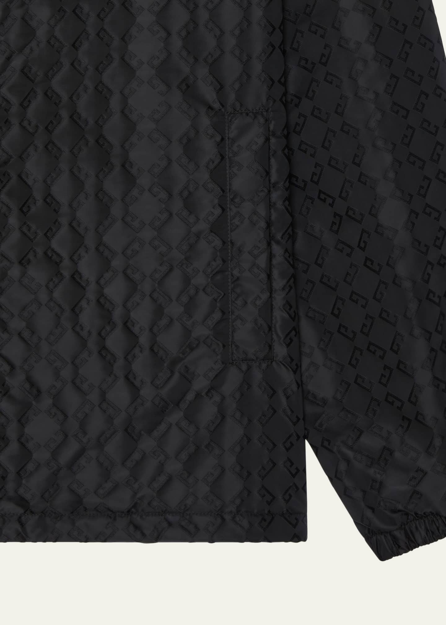 Givenchy Men's Allover 2G Wind-Resistant Jacket Image 2 of 2