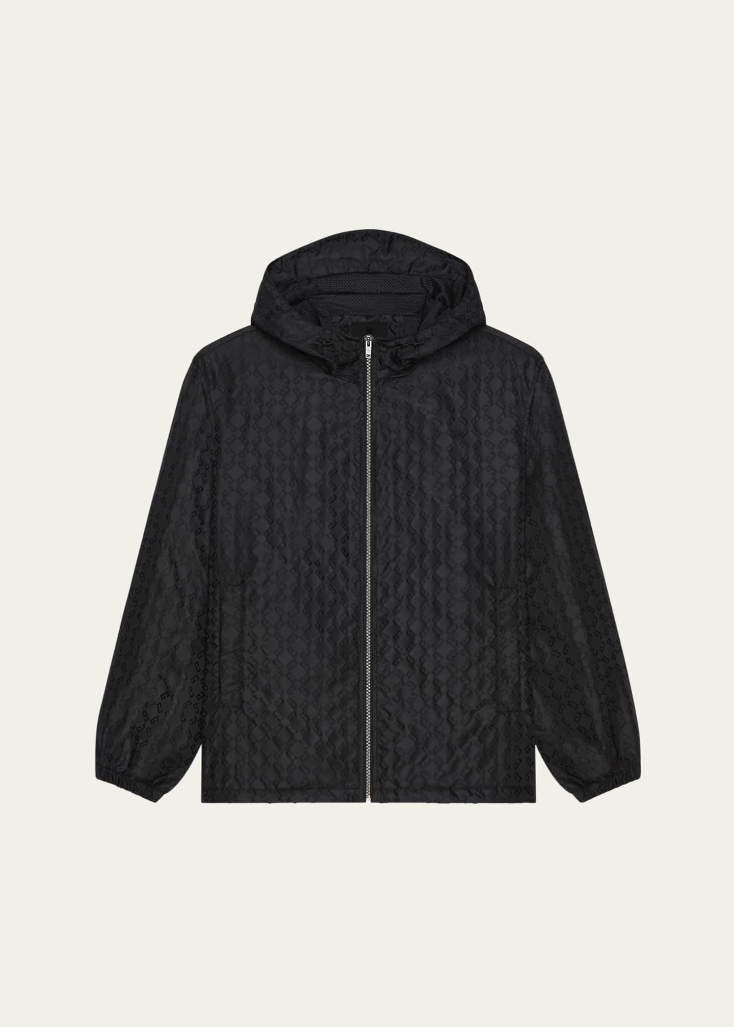 Givenchy Men's Allover 2G Wind-Resistant Jacket Image 1 of 2