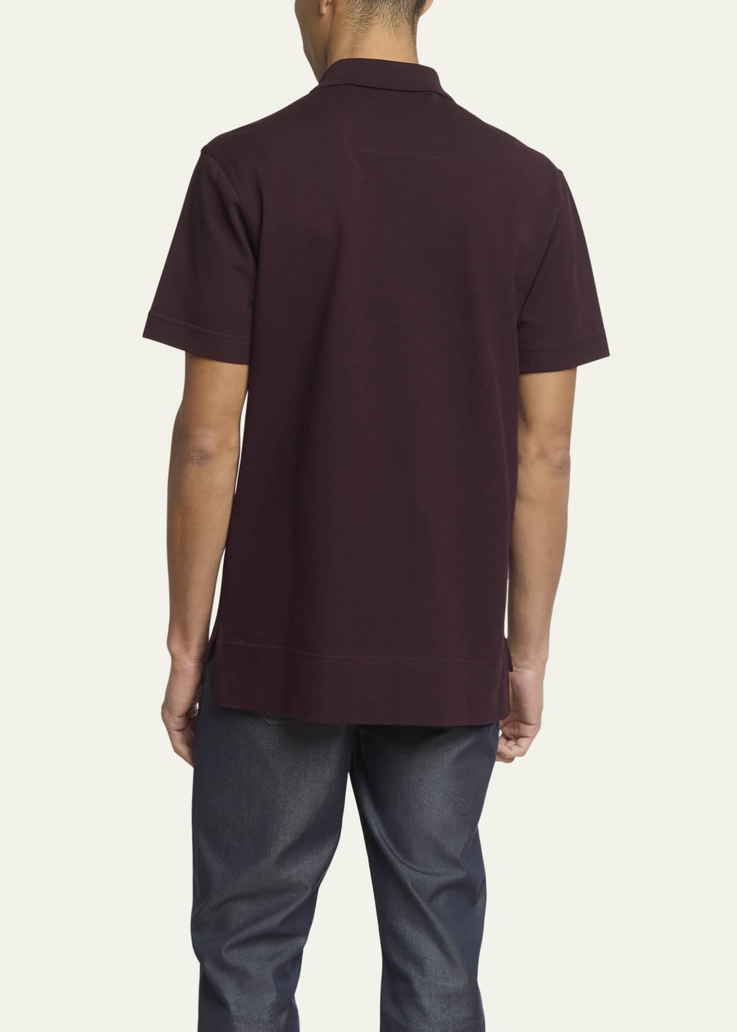 Givenchy Men's Pique Signature Polo Shirt Image 3 of 5
