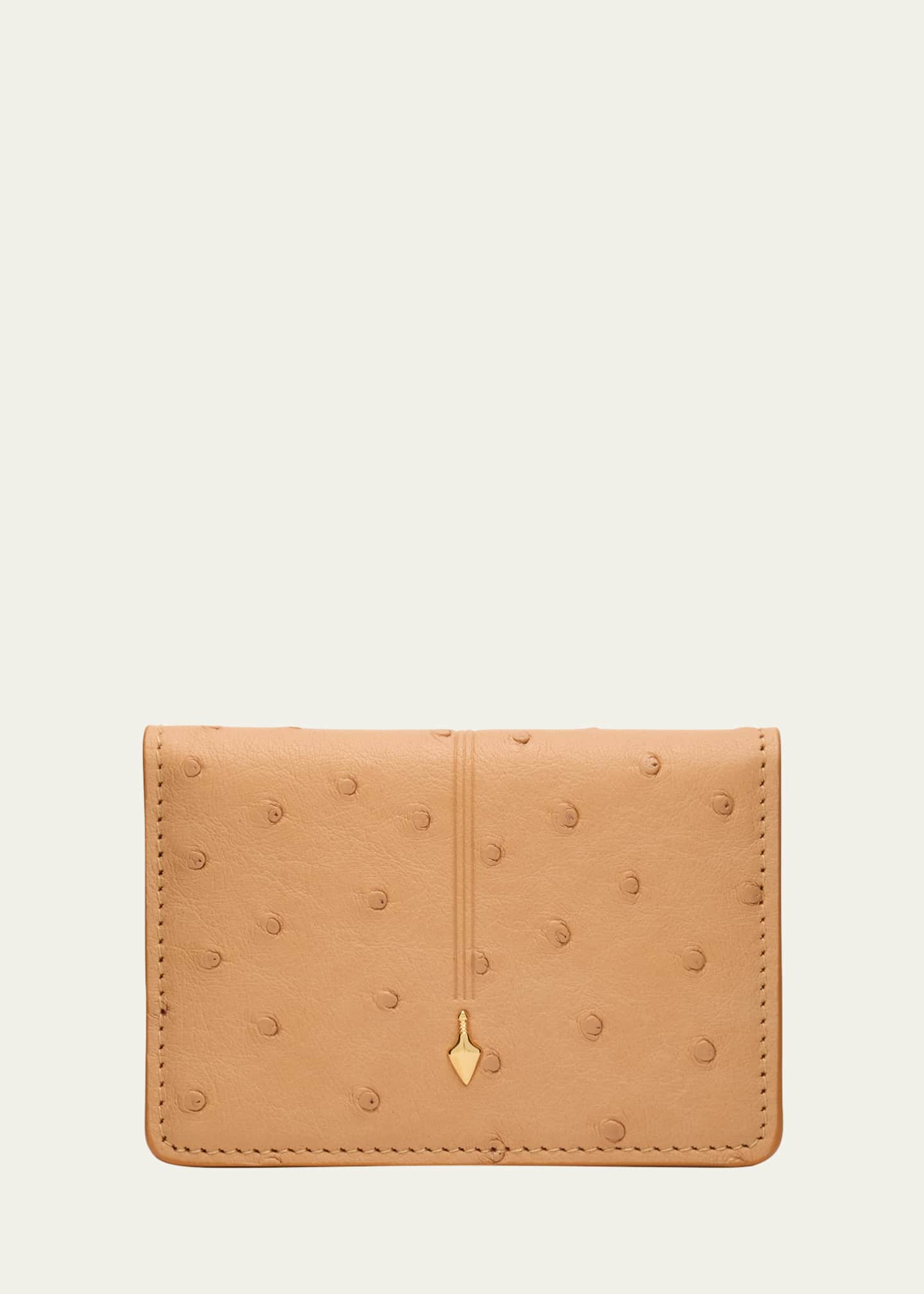 Jacques Marie Mage Men's Cassandre Ostrich Bifold Wallet Image 1 of 4