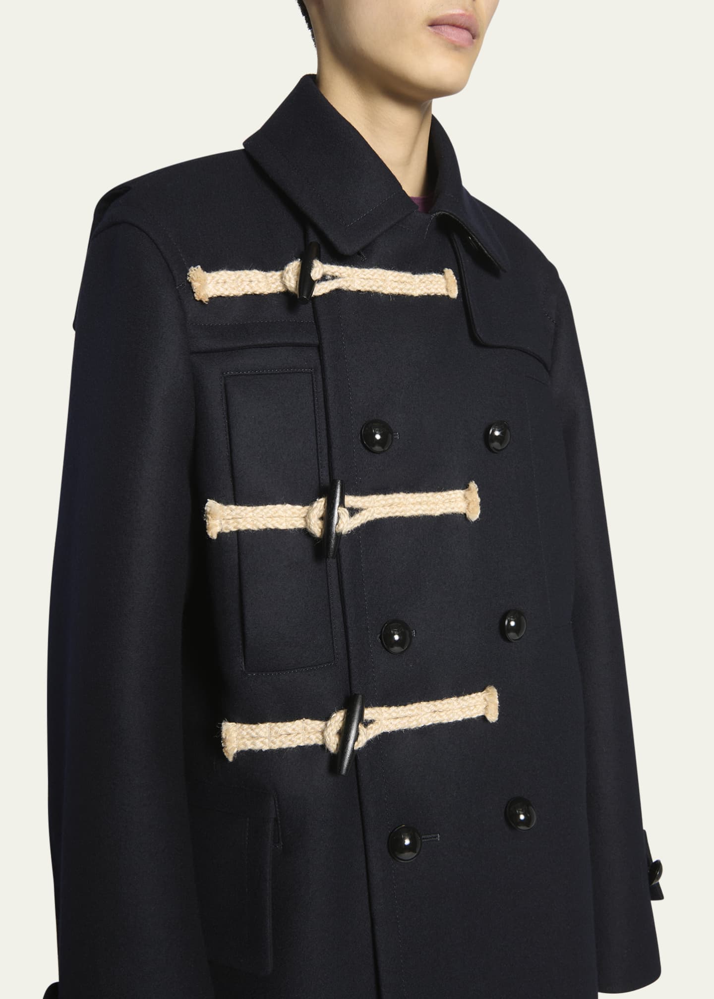 定価13.6万AKM melton short duffle coat Mコート