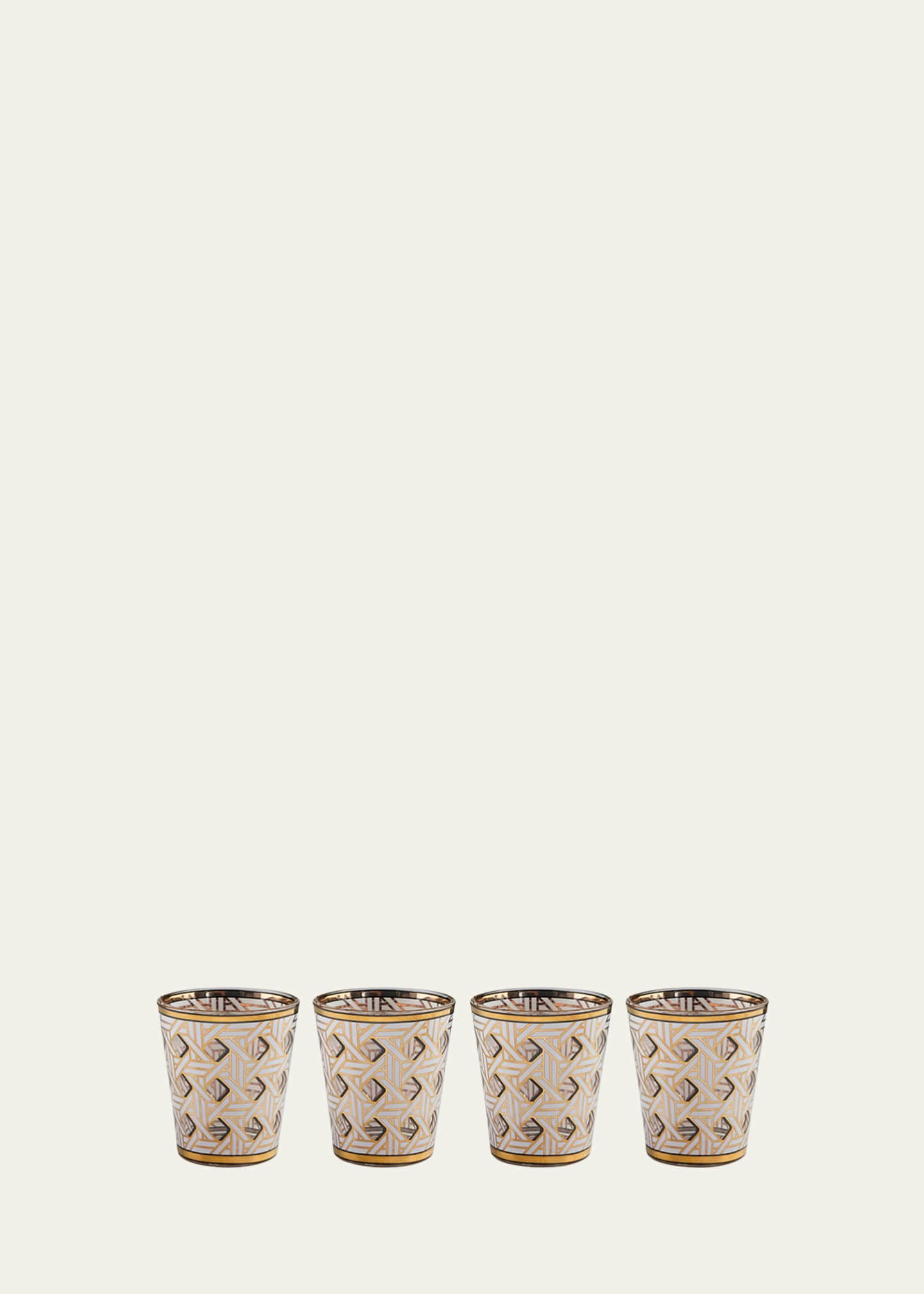 Jonathan Adler Basketweave Glassware, Set Of 4 Image 2 of 3