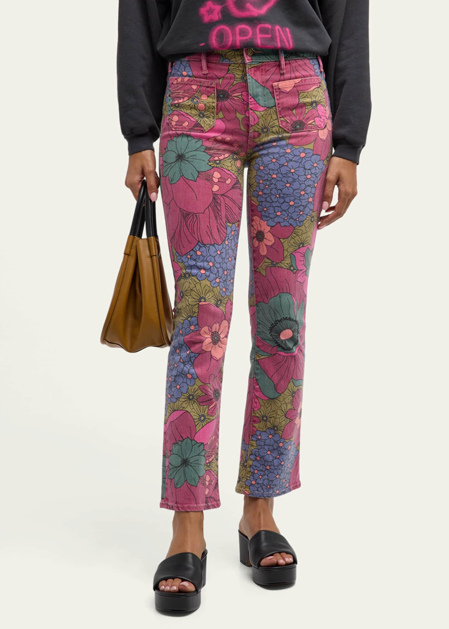 Shop Mother The Insider Flood Mid-Rise Skinny Jeans | Saks Fifth Avenue
