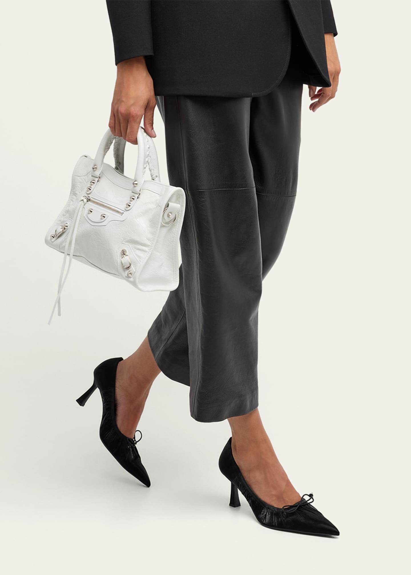 Balenciaga Le City Small Leather Shoulder Bag - Bergdorf Goodman