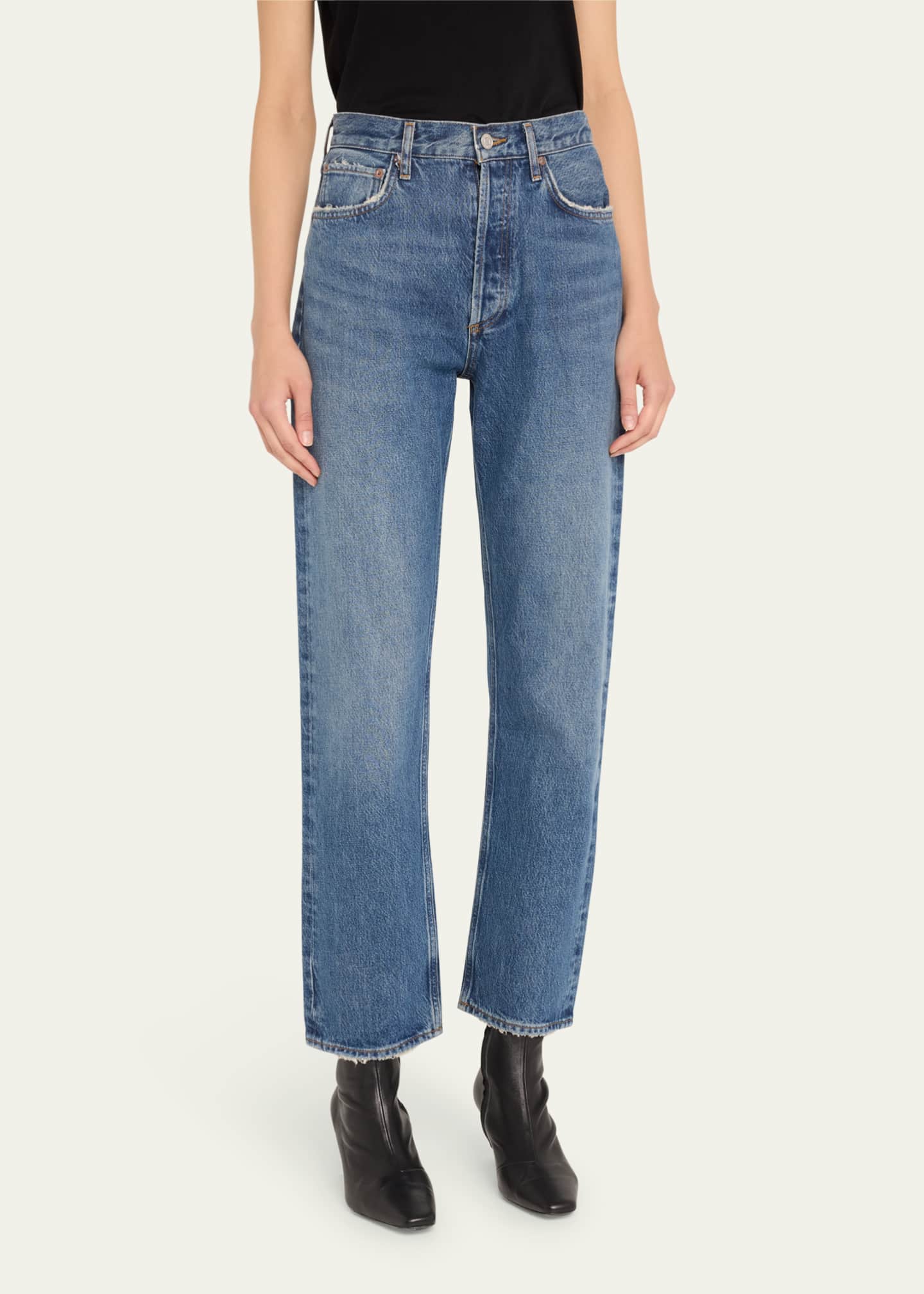 AGOLDE 90's Pinch Waist High-Rise Straight Jeans Image 4 of 5