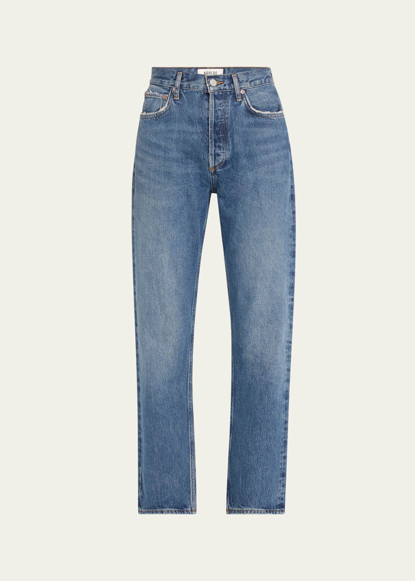AGOLDE 90's Pinch Waist High-Rise Straight Jeans Image 1 of 5