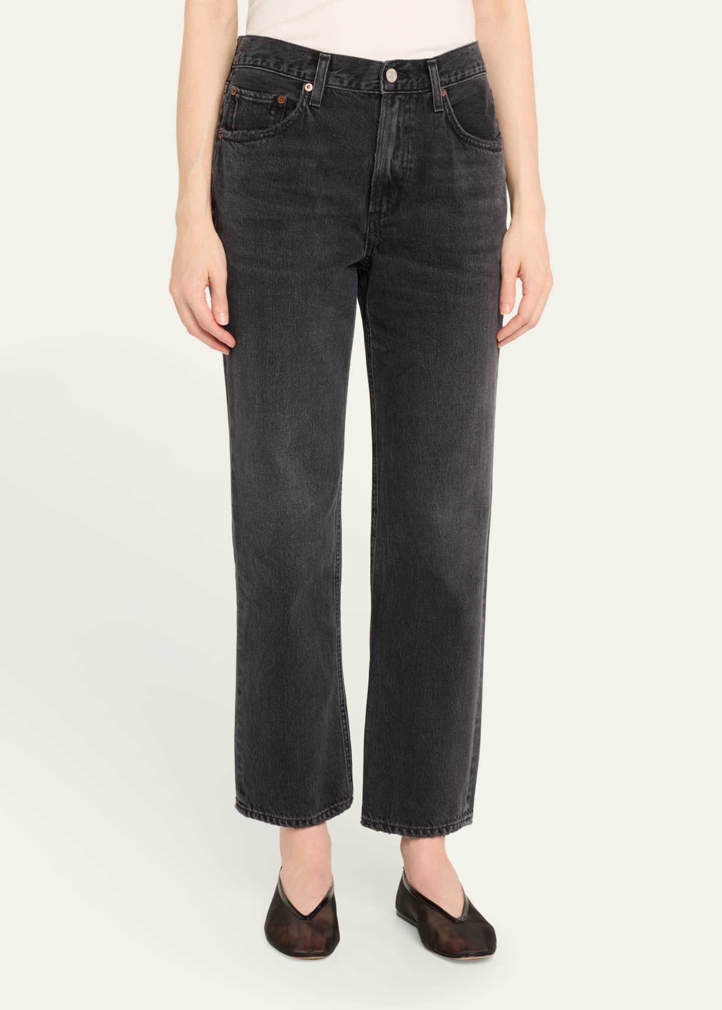AGOLDE Valen Straight-Leg Jeans Image 4 of 5