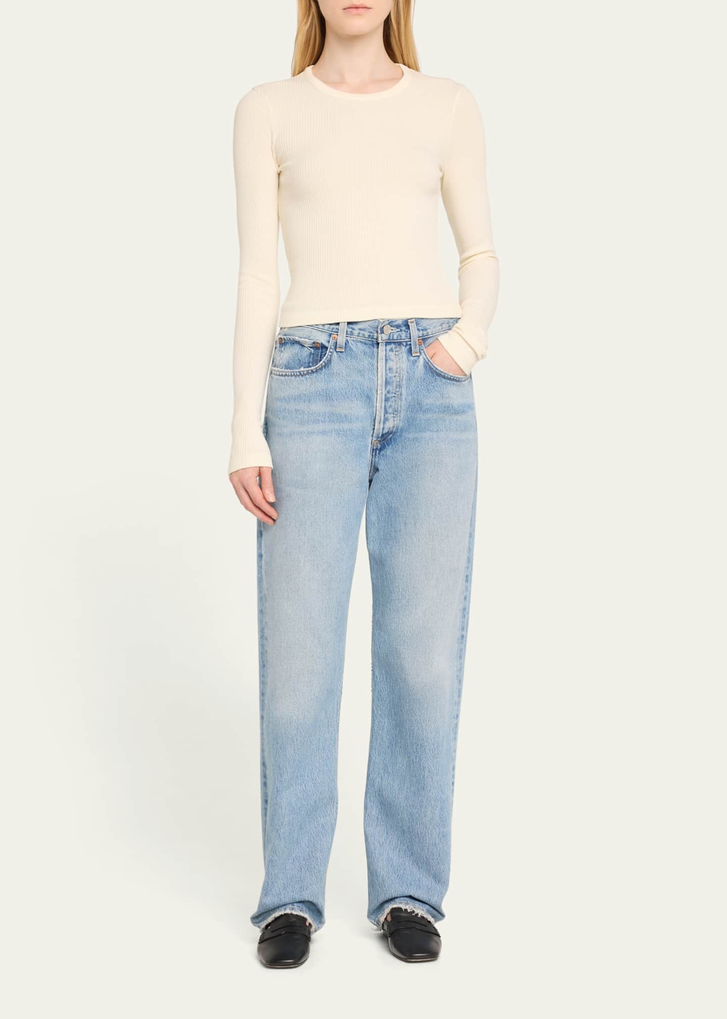 AGOLDE Kelly Straight Jeans Image 2 of 5