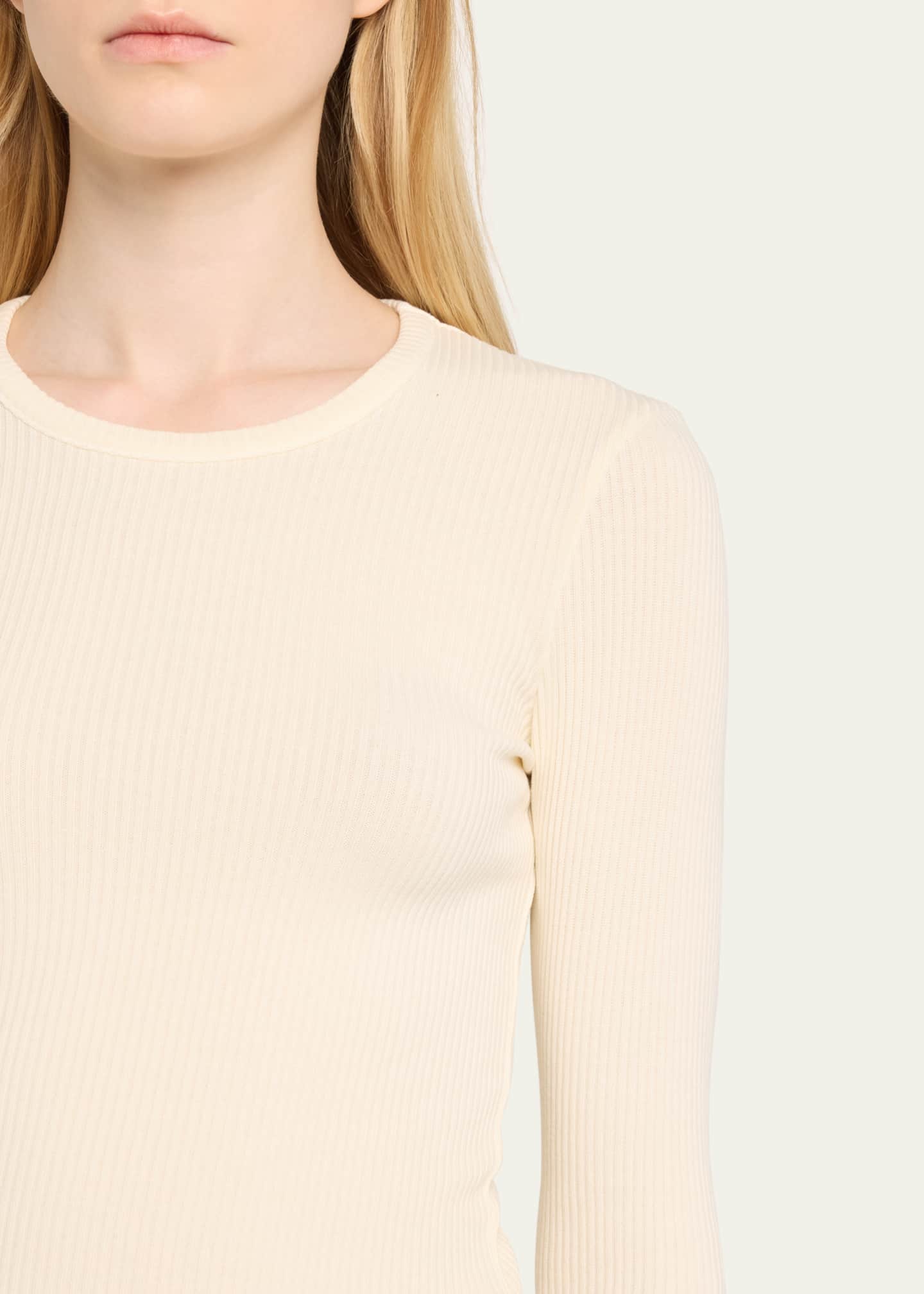 AGOLDE Alma Shrunken Long-Sleeve Tee Image 4 of 4