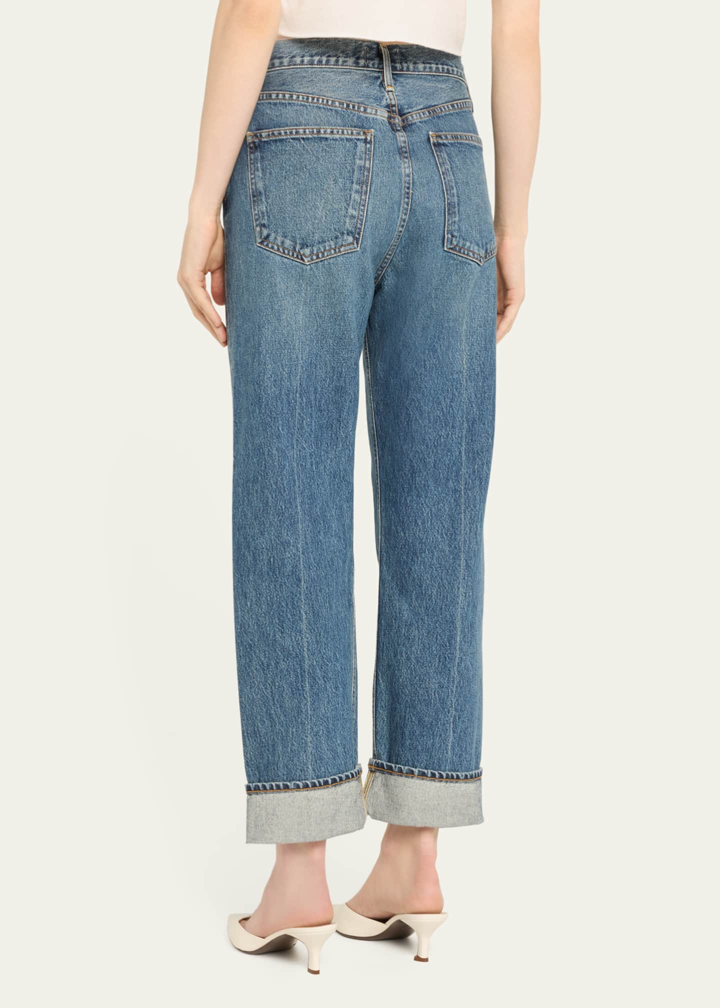 AGOLDE Fran Cuffed Jeans Image 3 of 5