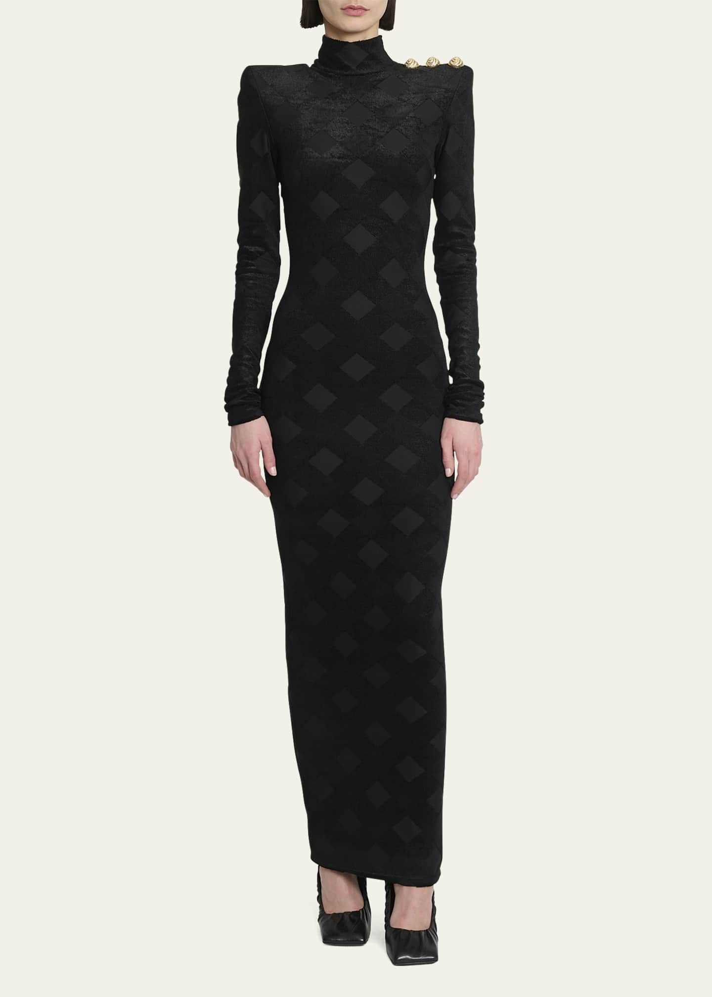 Balmain bodycon dress clearance