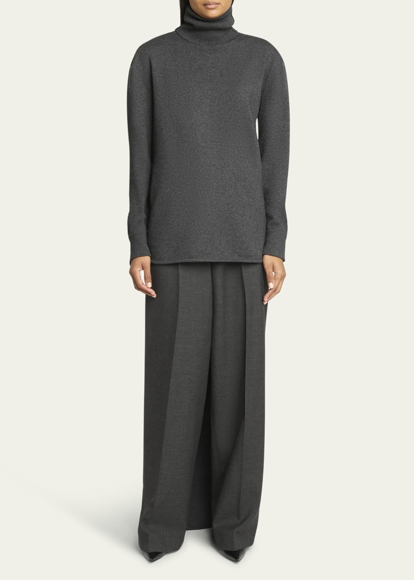 Givenchy Tailored Straight-Leg Wool Trousers Image 2 of 5