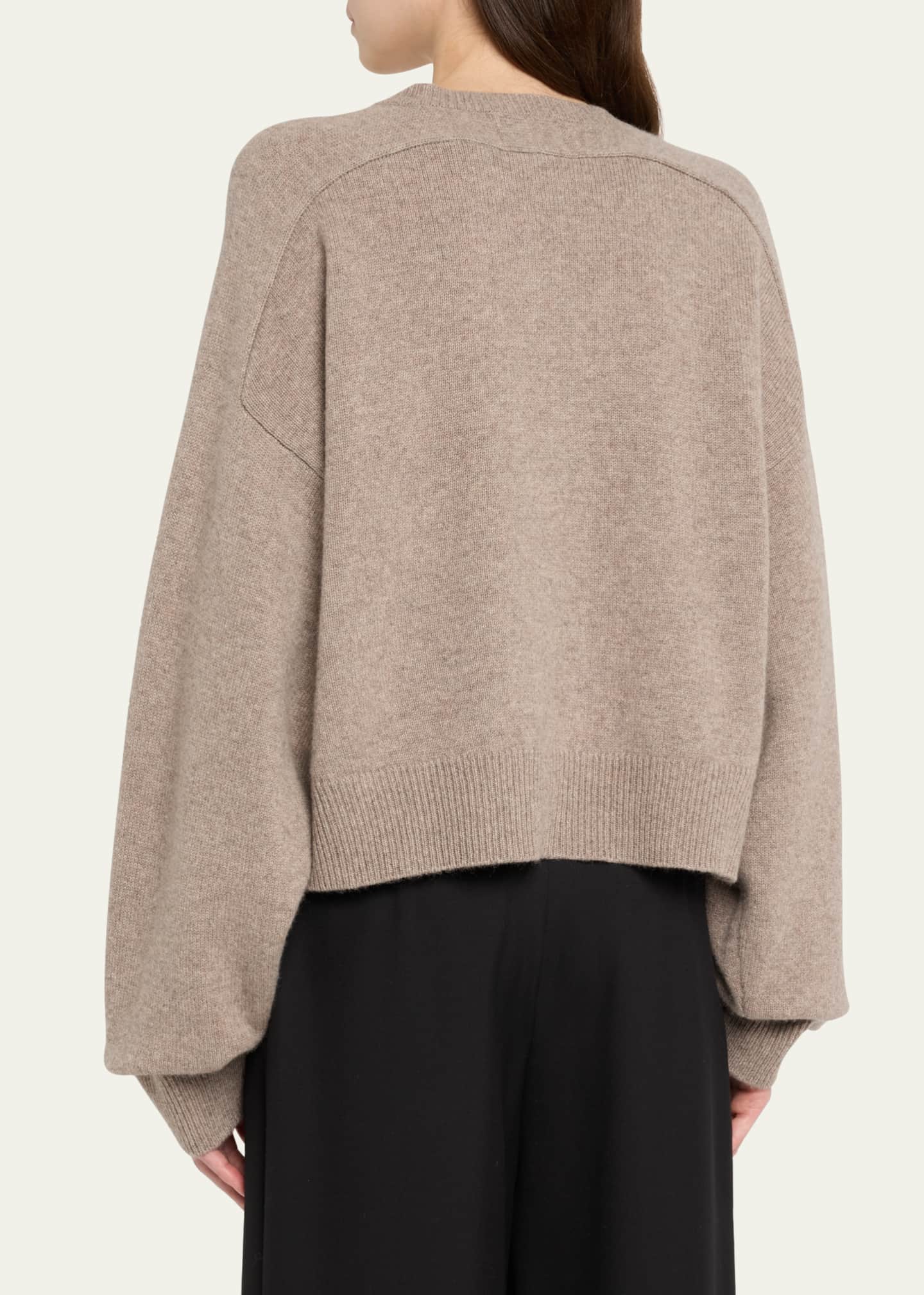 Loulou Studio Anzor V-Neck Cashmere Sweater Image 3 of 5