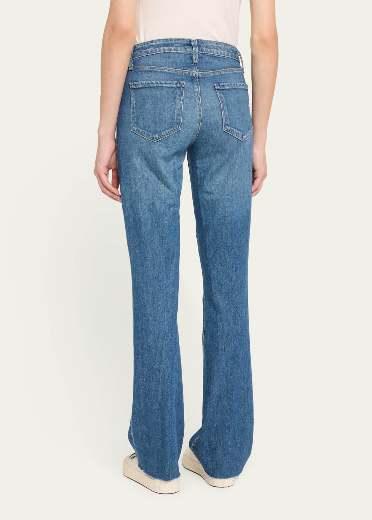 L'Agence Sneeki Low-Rise Straight-Leg Jeans Image 3 of 5