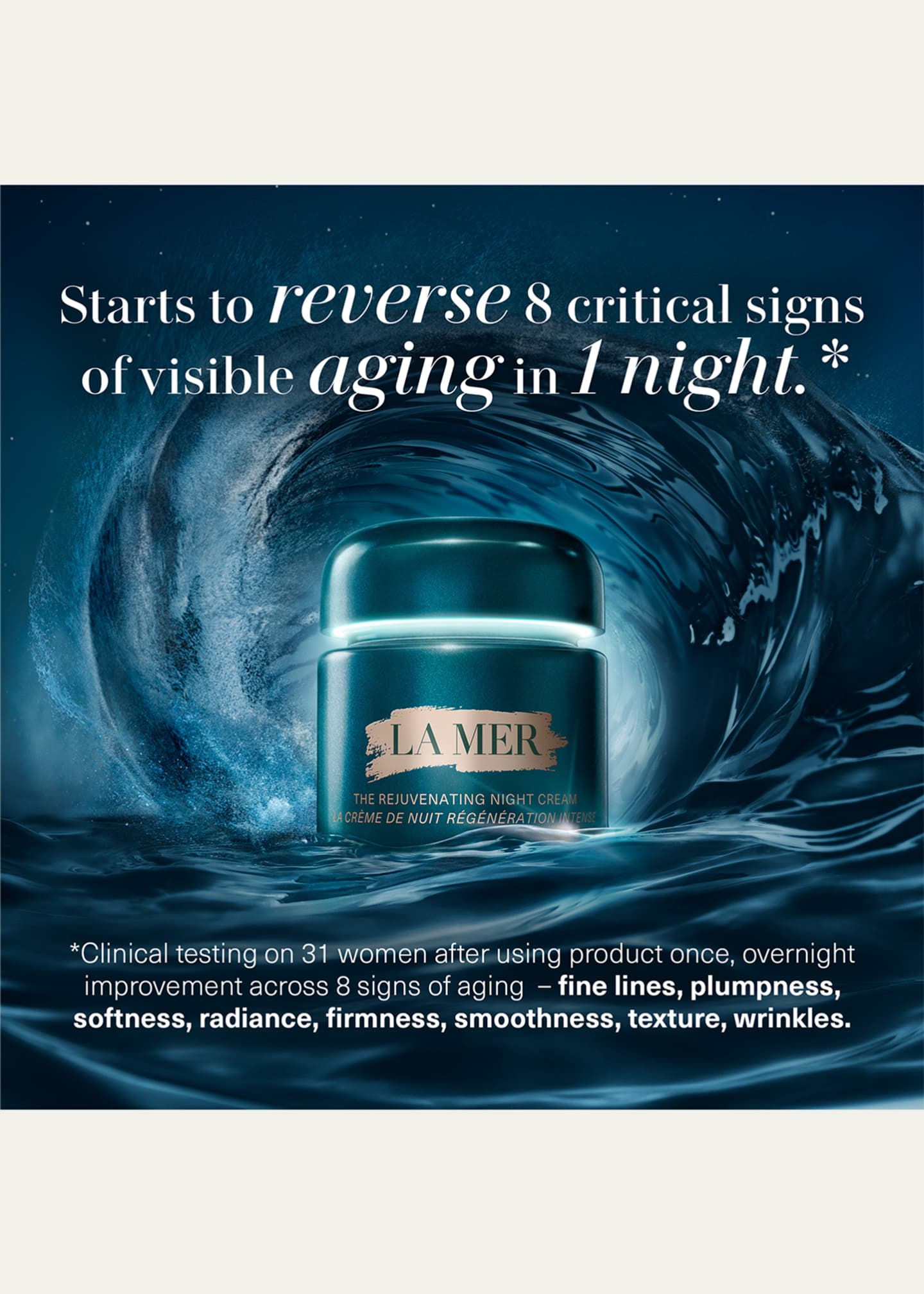 La Mer The Rejuvenating Night Cream, 2 oz. Image 5 of 8