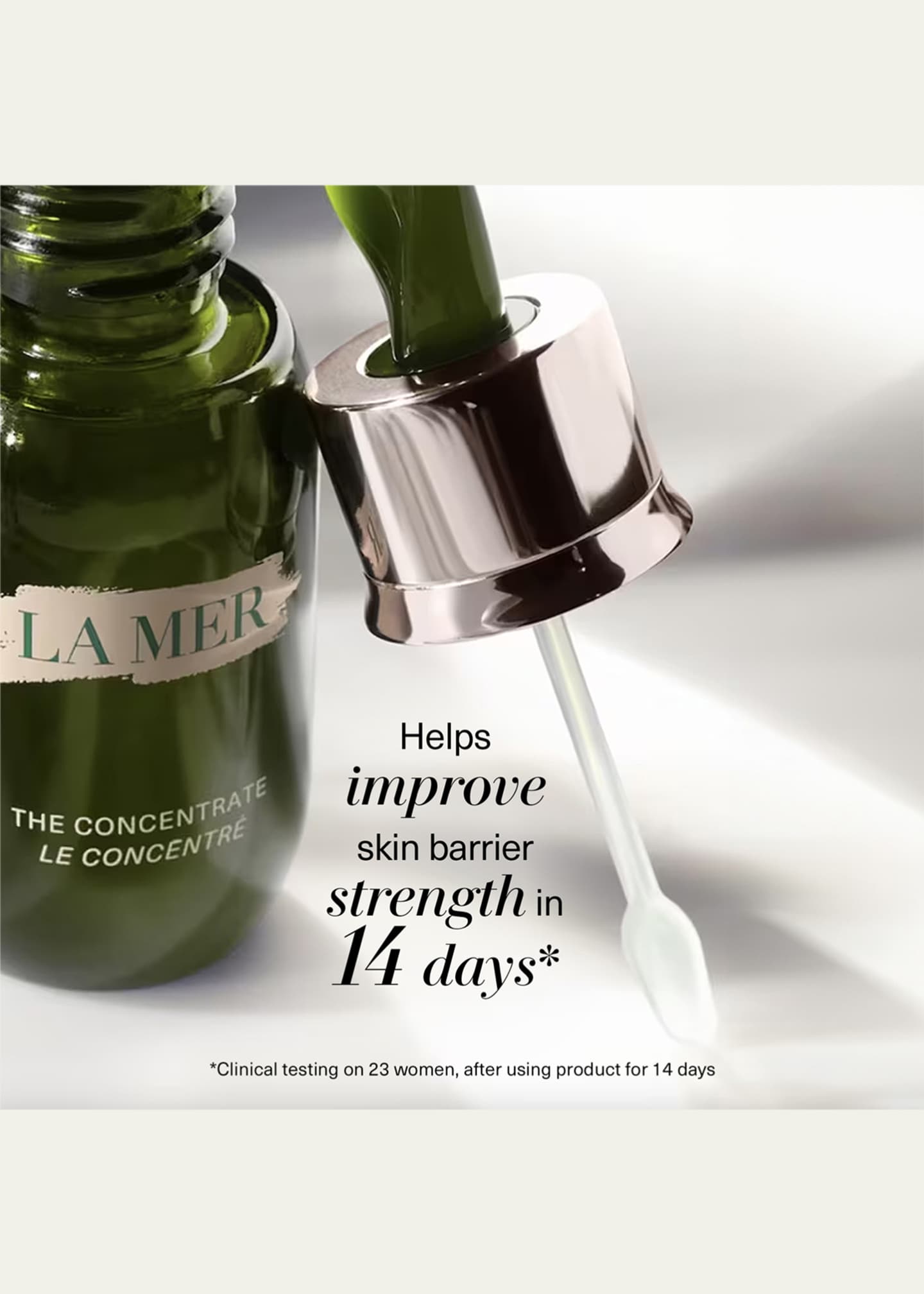 La Mer The Concentrate Soothing & Strengthening Face Serum, 3.4 oz. Image 3 of 5