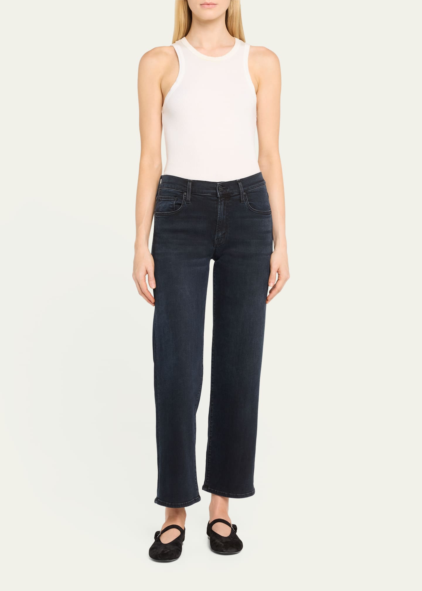 【サイズ交換ＯＫ】 MOTHER The Mid-Rise Rambler Zip Ankle Jeans - Bergdorf Goodman パンツ