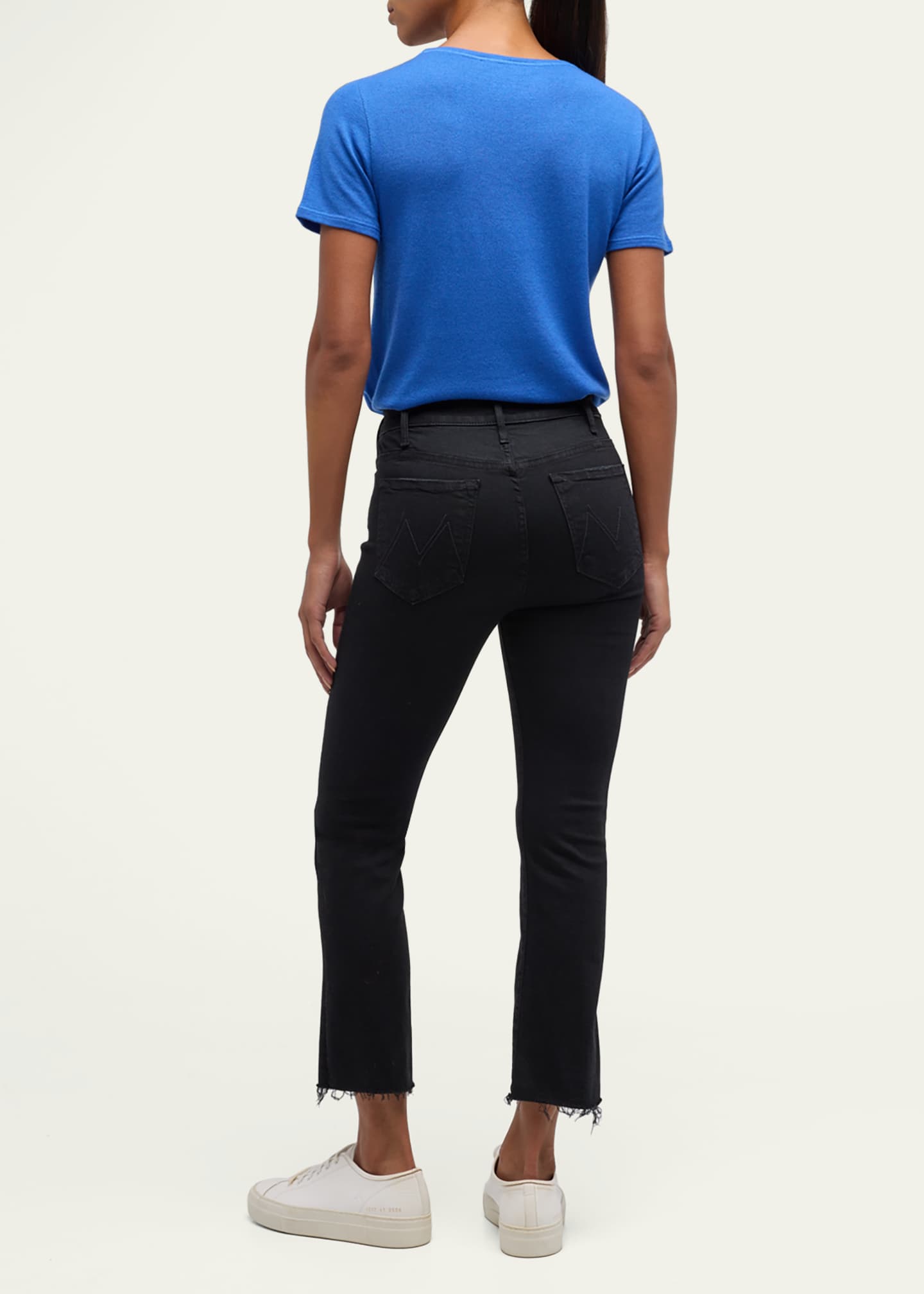 MOTHER Lil' Hustler Ankle Fray Jeans Image 3 of 4