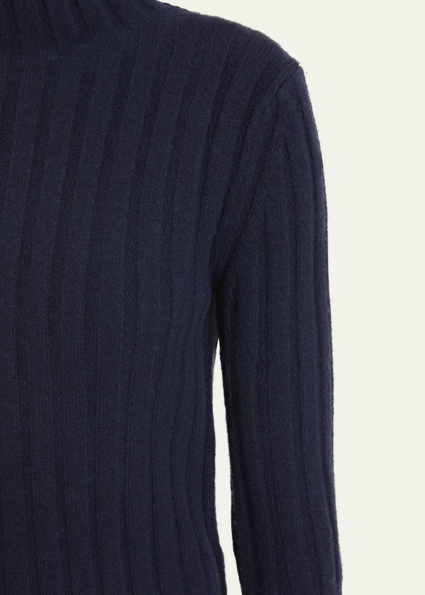 Proenza Schouler Haven Rib-Knit Midweight Cashmere Wool Sweater Image 5 of 5
